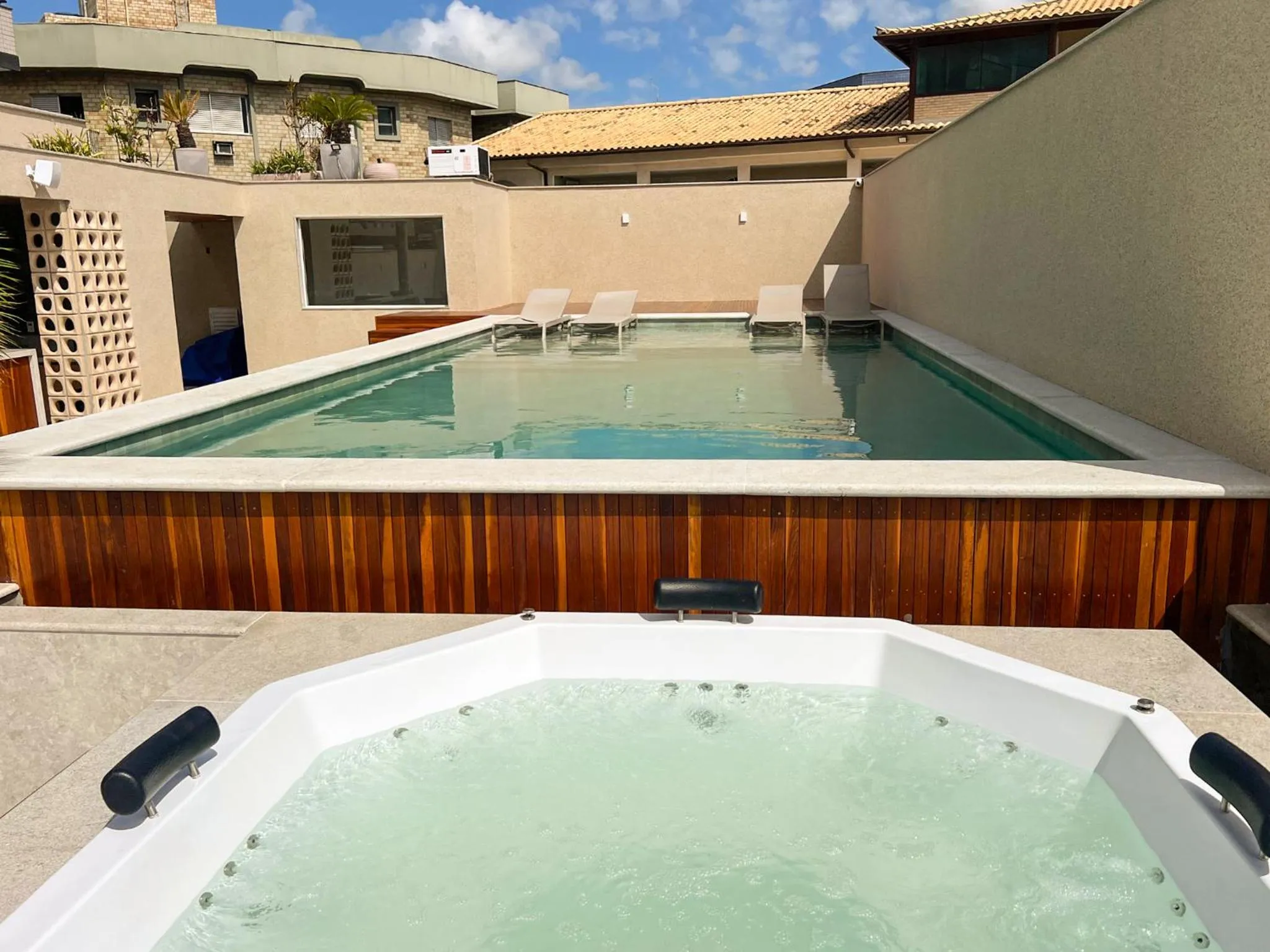 Hot Tub in Pousada Valle Verde