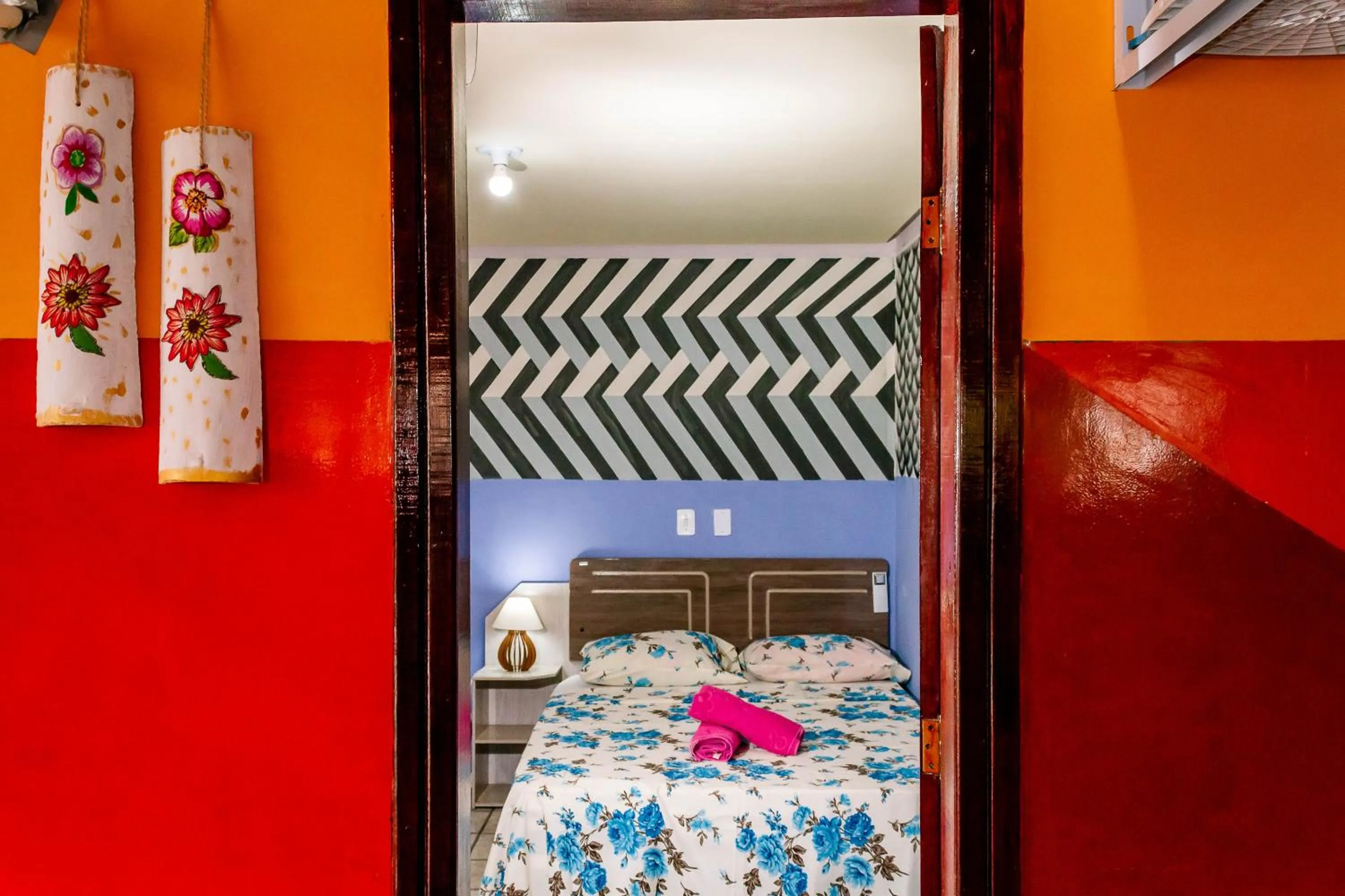 Bed in Pousada Cachoeira da Fumaça