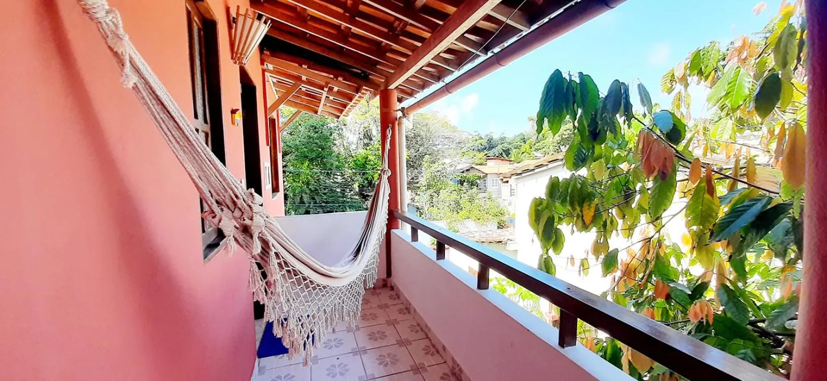 Balcony/Terrace in Pousada Semente