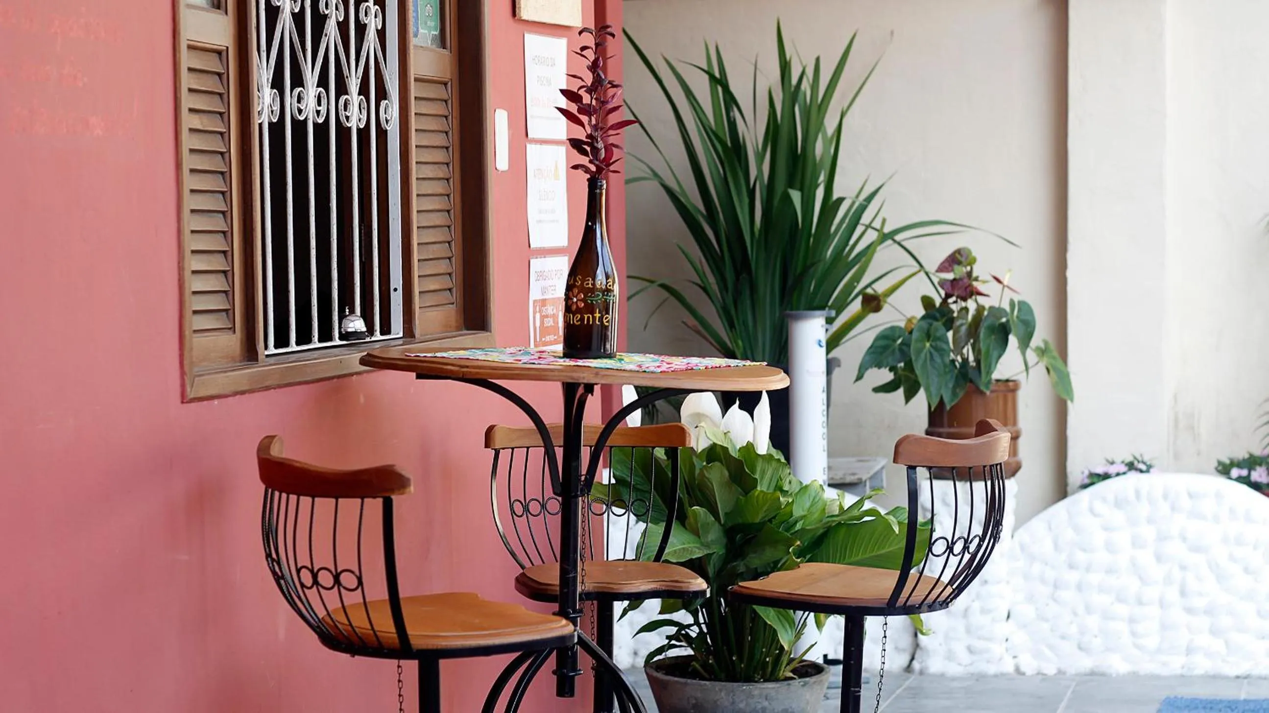 Patio in Pousada Semente