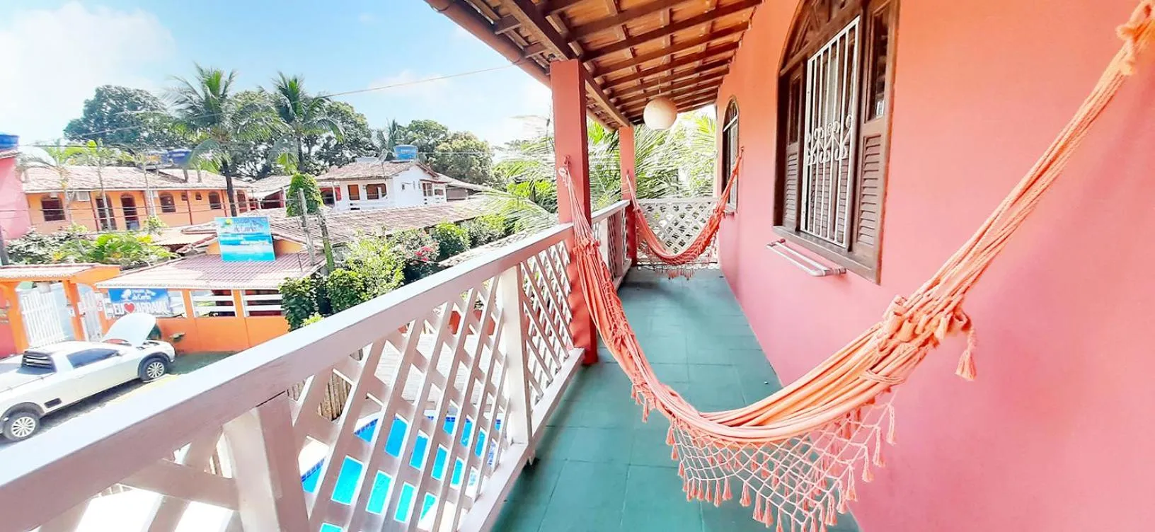 Balcony/Terrace in Pousada Semente