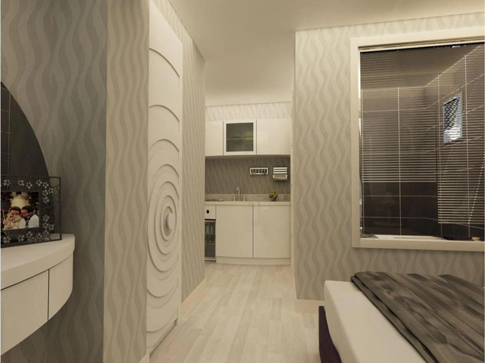 Bedroom in Demonti Hotel