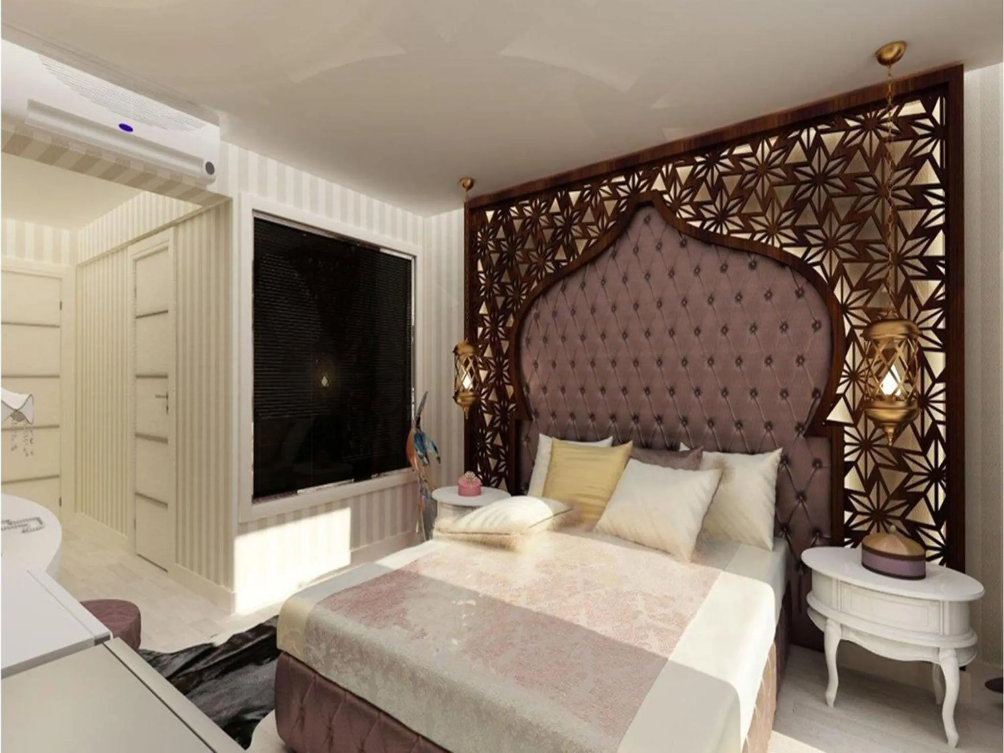 Bedroom, Bed in Demonti Hotel