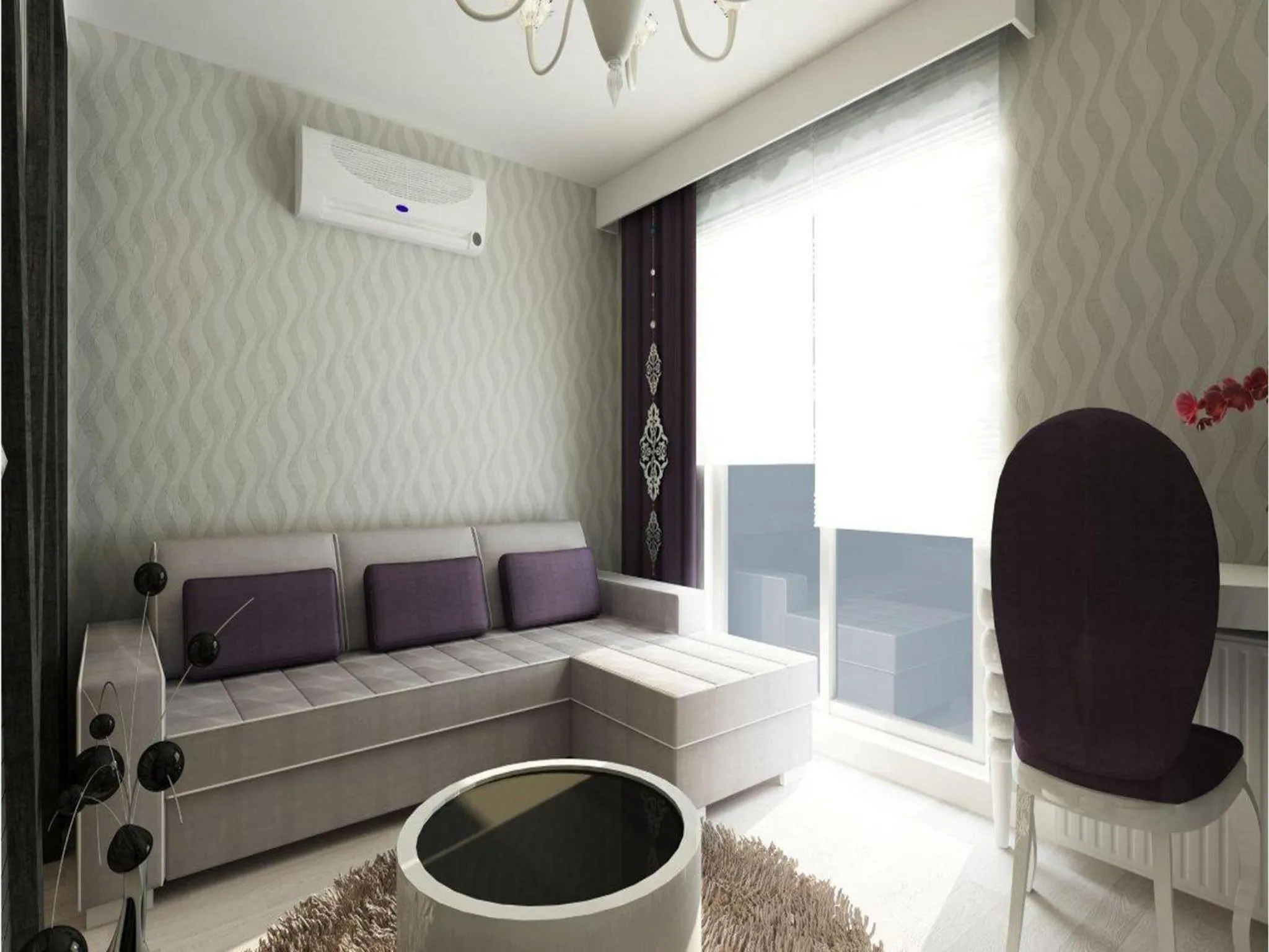 Living room in Demonti Hotel