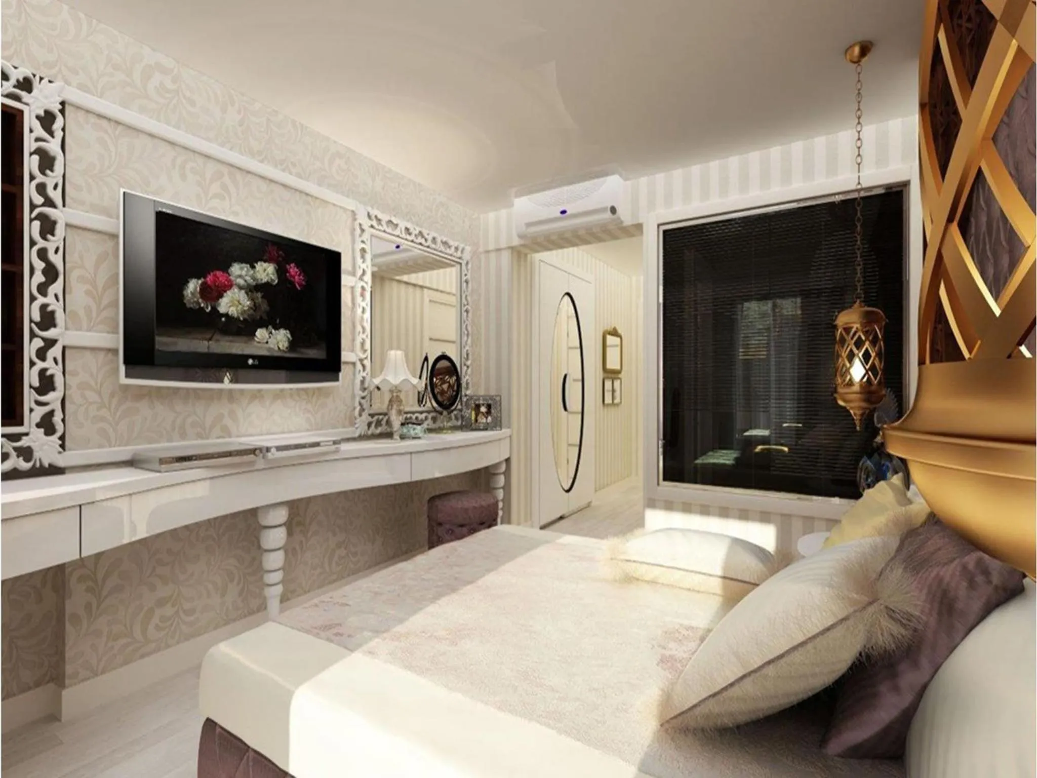 Bedroom, Bed in Demonti Hotel