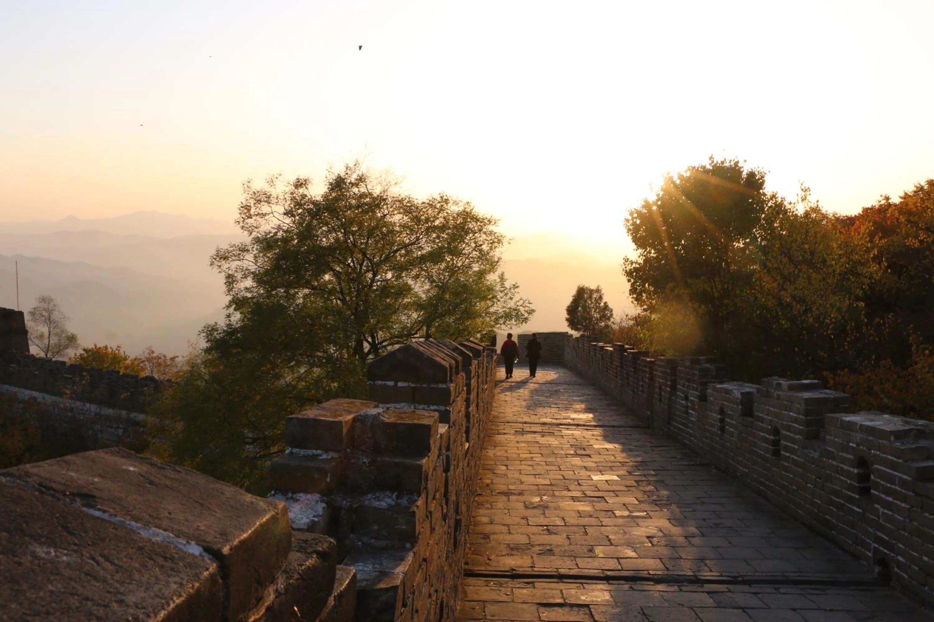 Natural landscape in Brickyard Retreat at Mutianyu Great Wall Adjoin to Mutianyu Great Wall - Room with the View of Great Wall - Jacuzzi with the View of Great Wall - Vehicle Shuttle Service - International Catering - SPA& Nail Beauty Facilities