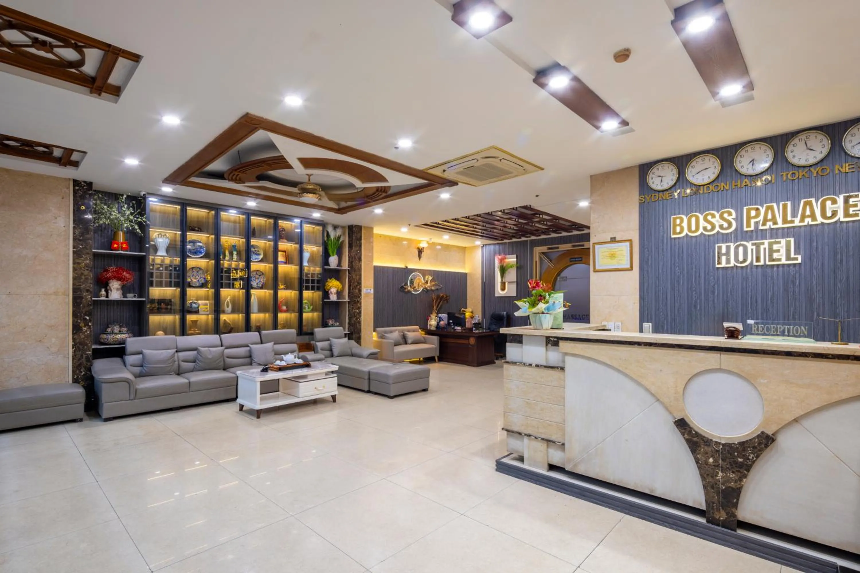 Lobby or reception in Boss Palace Hotel