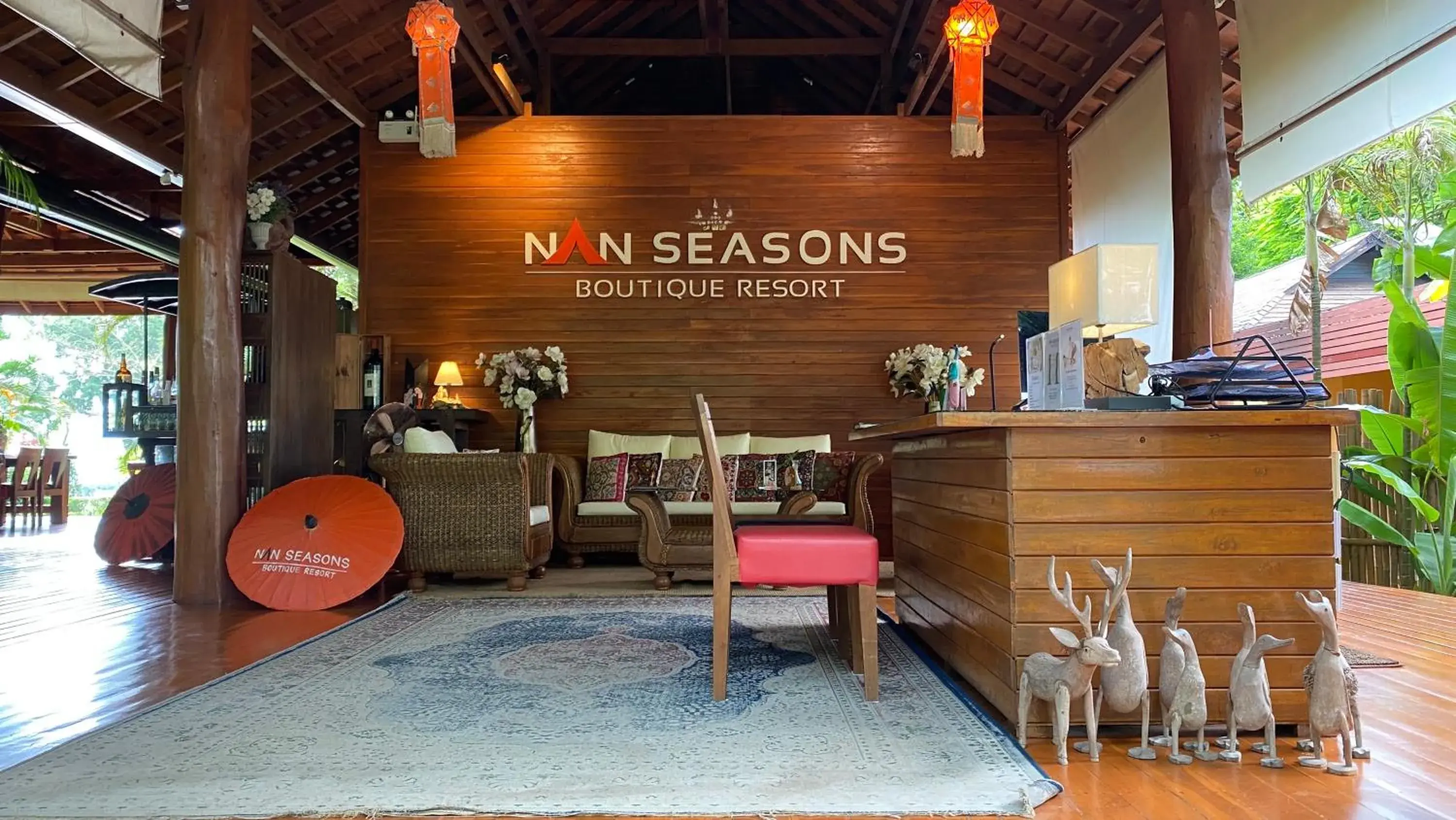 Lobby or reception in Nan Seasons Boutique Resort Lobby or reception in Nan Seasons Boutique Resort