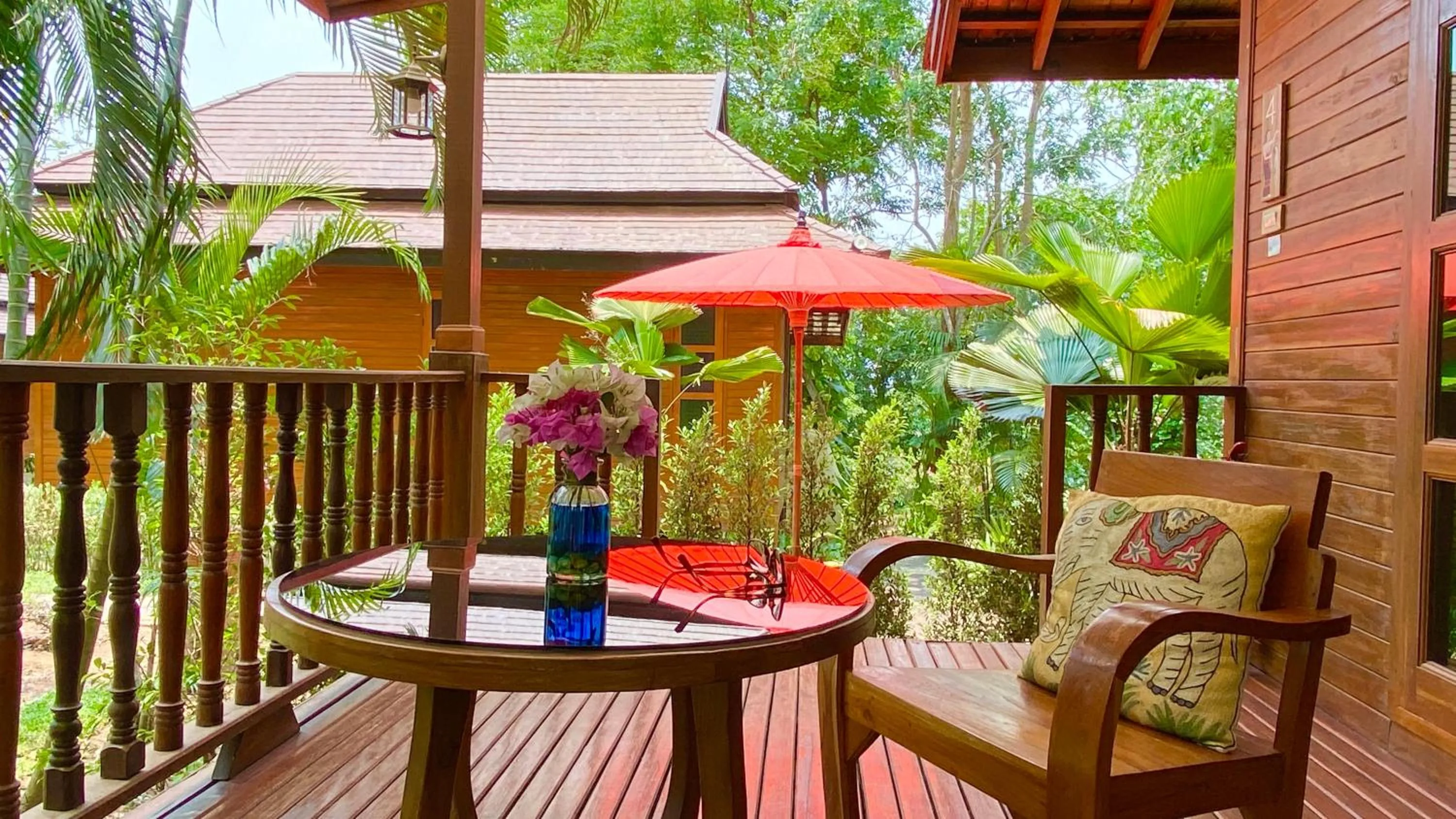 Balcony/Terrace in Nan Seasons Boutique Resort