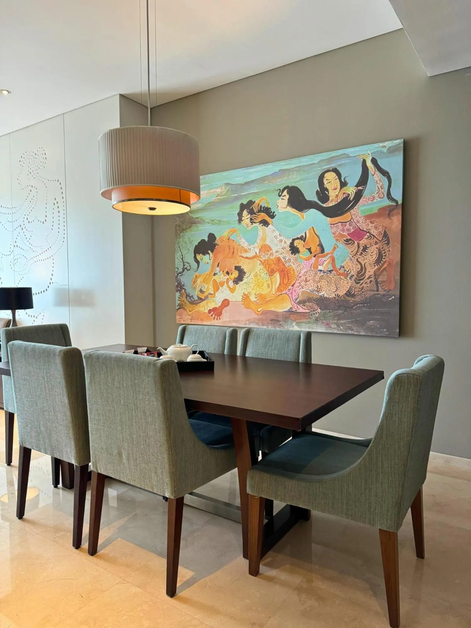 Dining area in Ascott Kuningan Jakarta