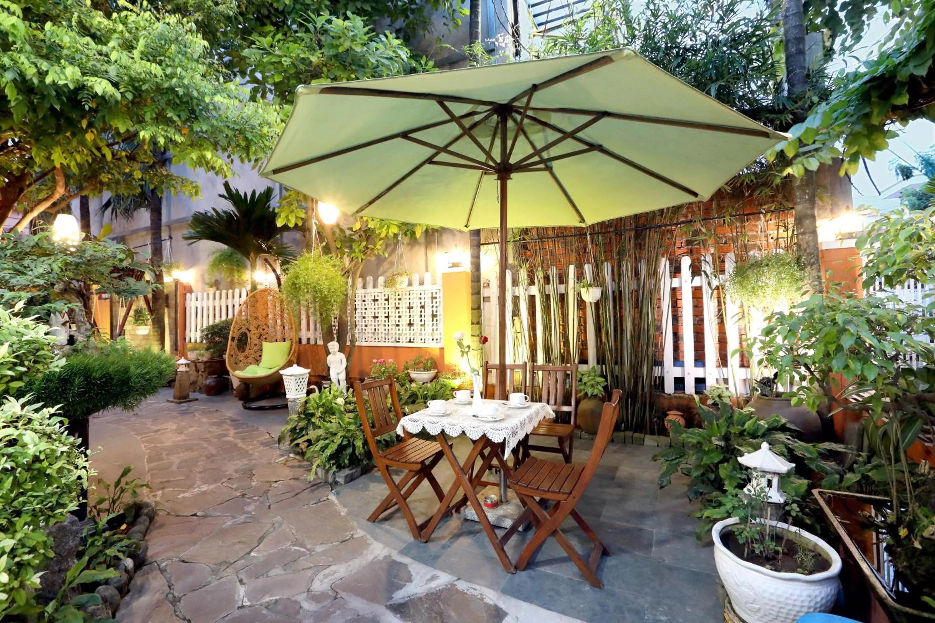 Seating area in Green Garden Homestay