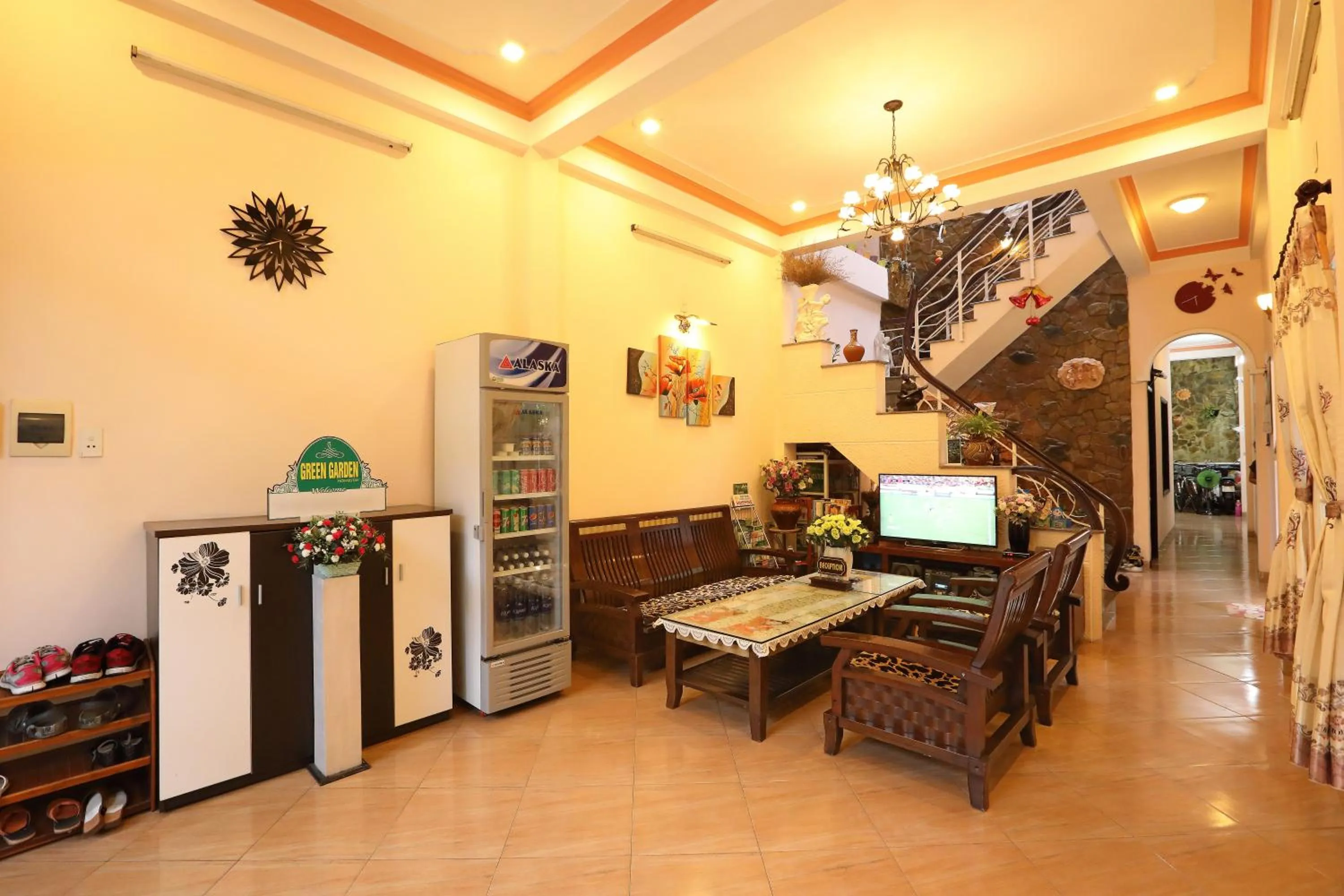Lobby or reception in Green Garden Homestay
