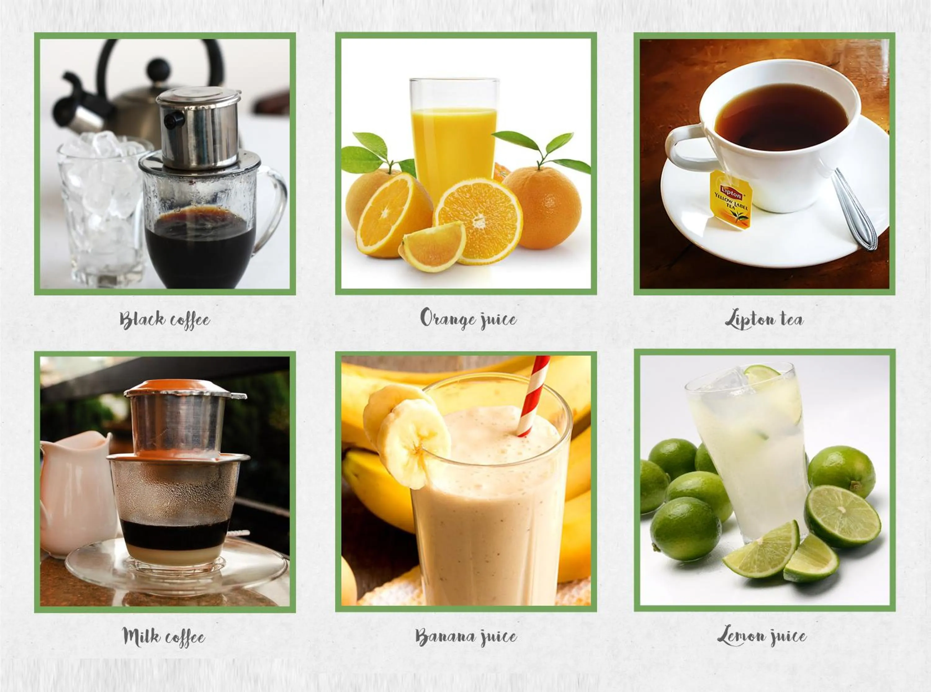 Drinks in Green Garden Homestay