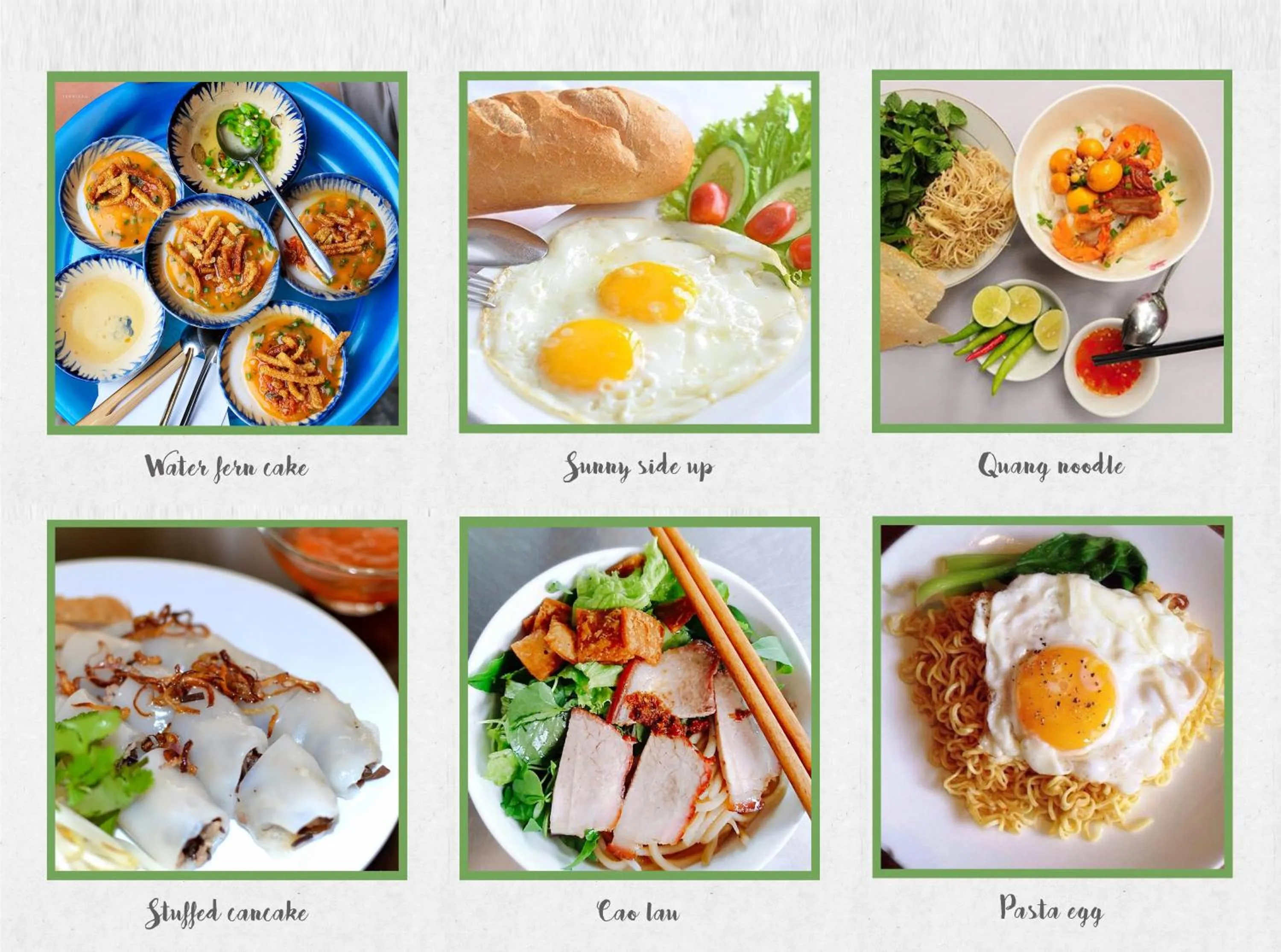 Breakfast in Green Garden Homestay