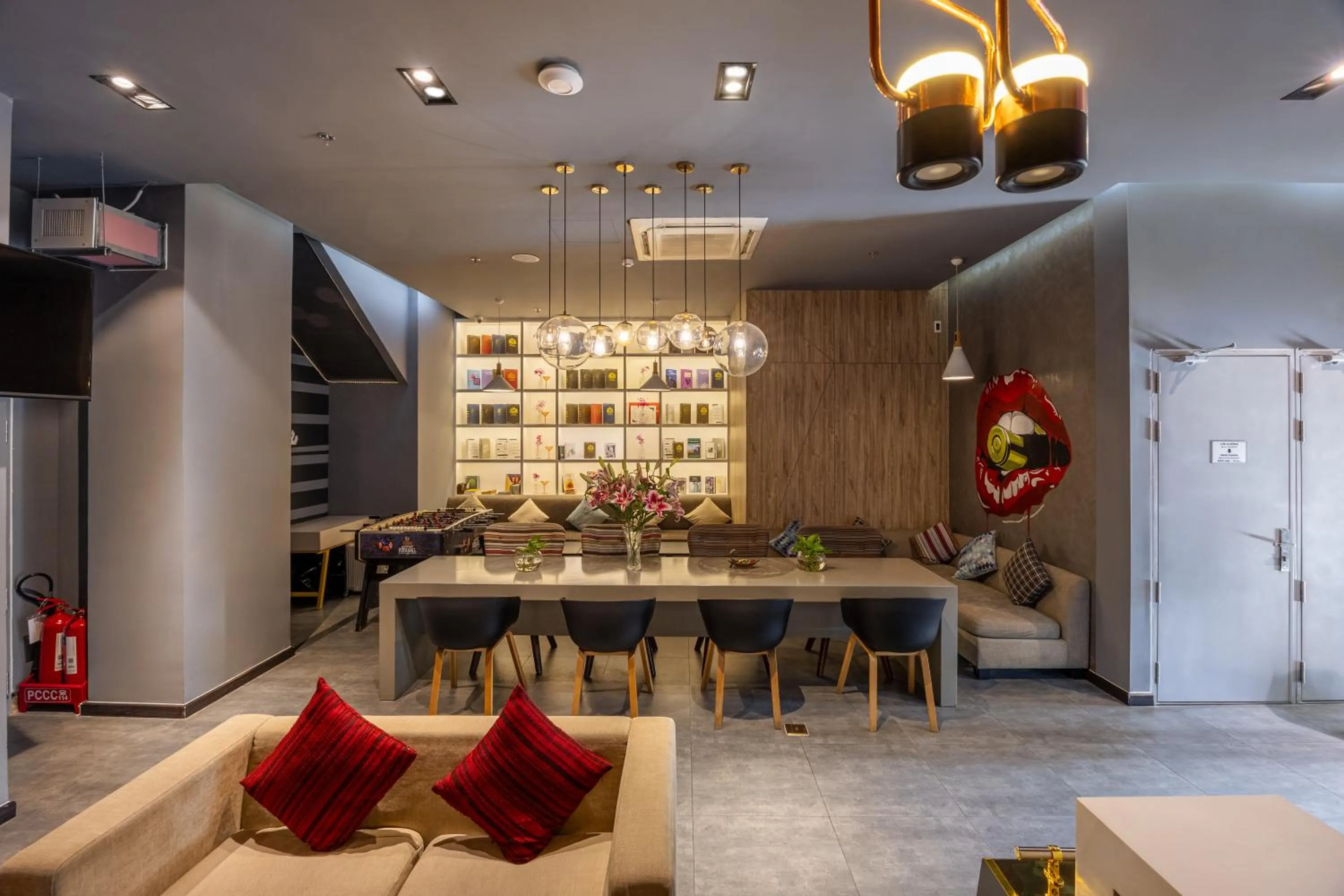 Seating area in A25 Hotel - 55 Lê Anh Xuân