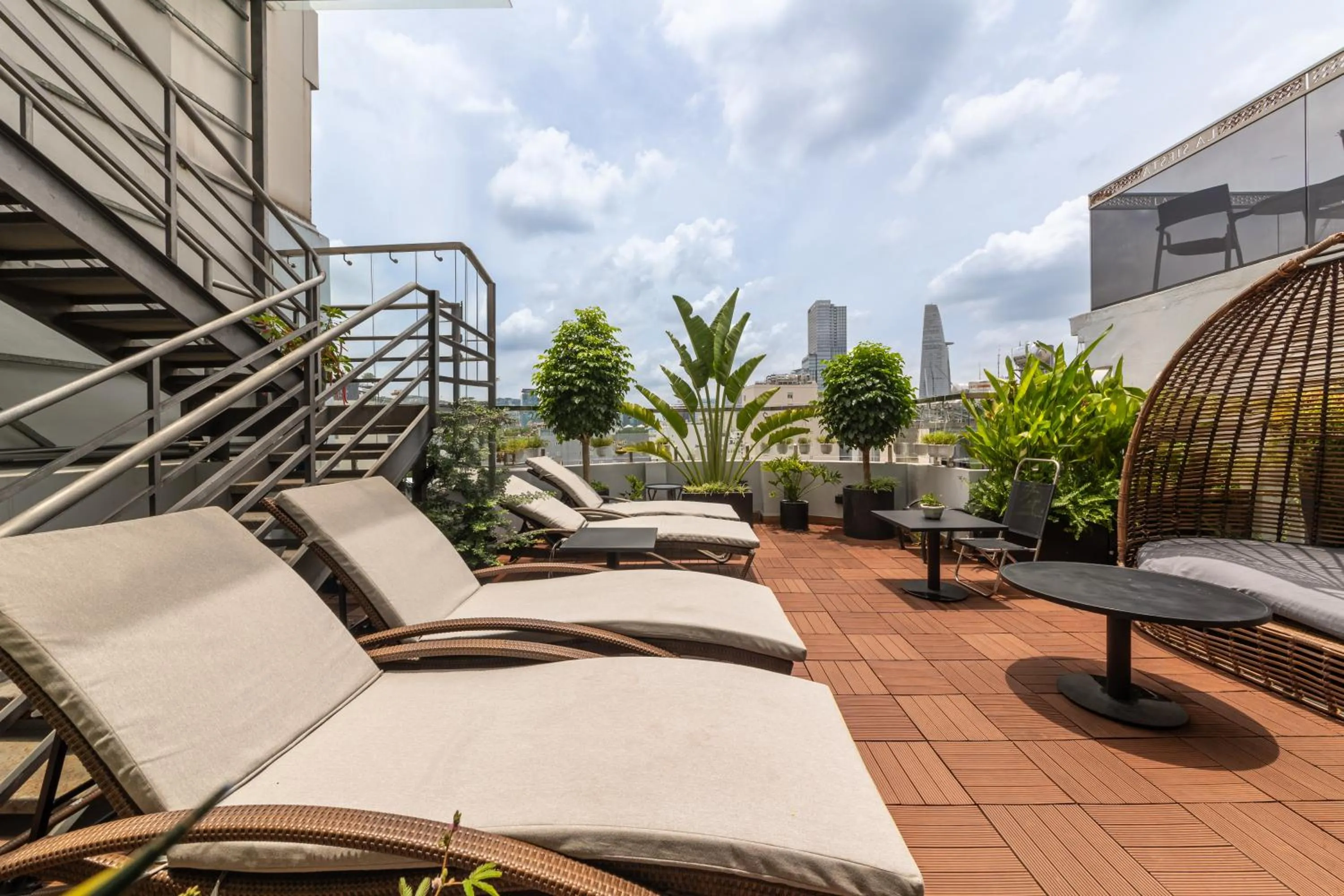 sunbed in A25 Hotel - 55 Lê Anh Xuân