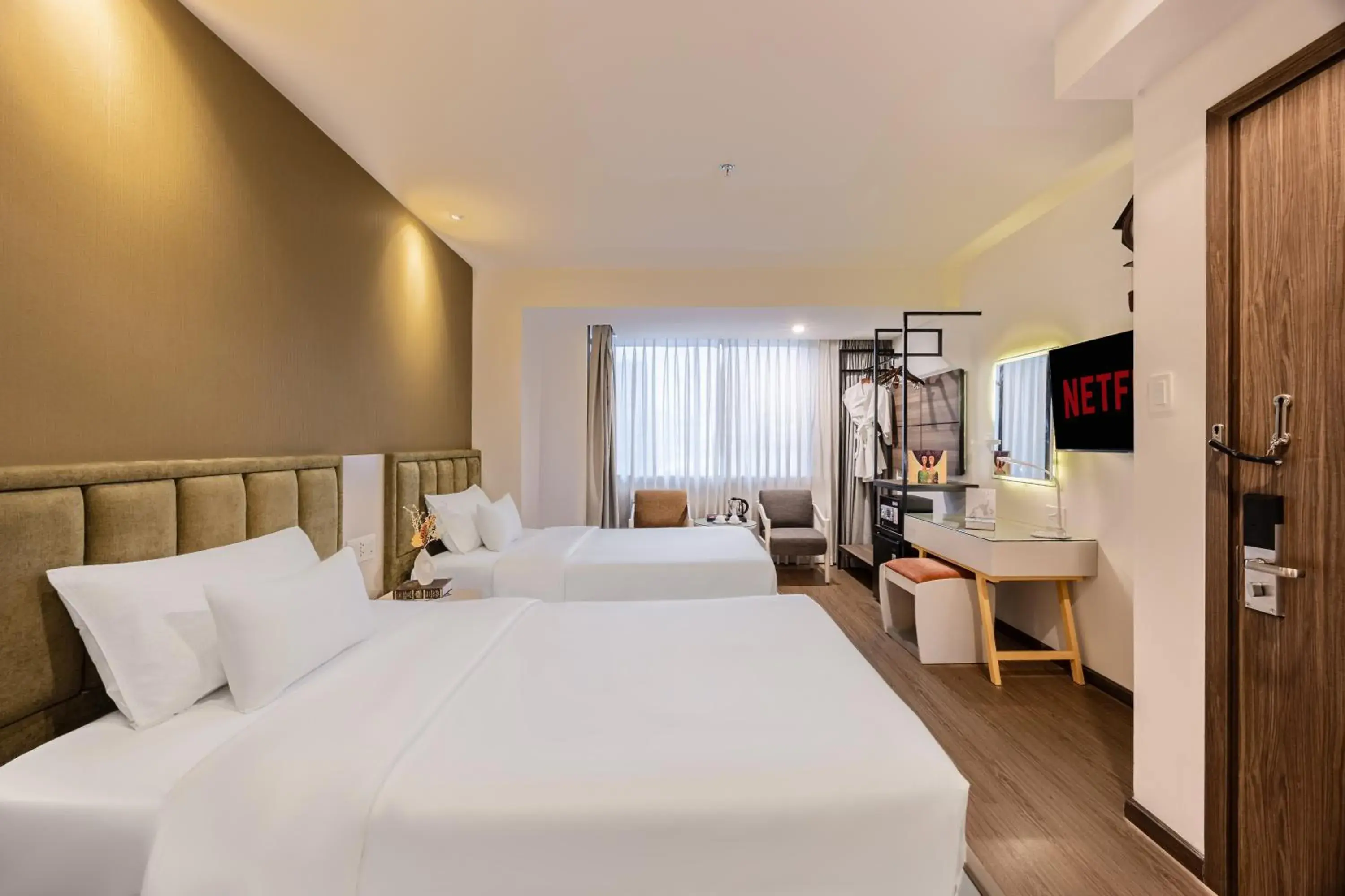 Bedroom, Bed in A25 Hotel - 55 Lê Anh Xuân Bedroom, Bed in A25 Hotel - 55 Lê Anh Xuân