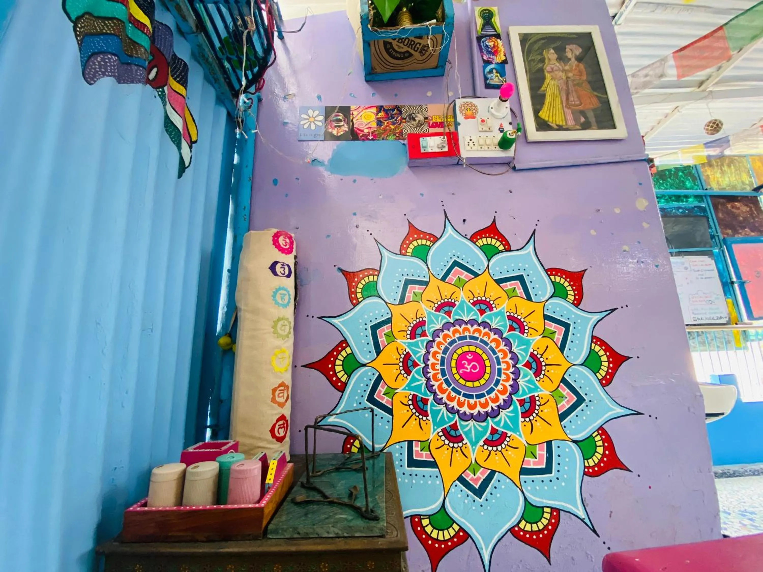 Decorative detail in Bob hostel