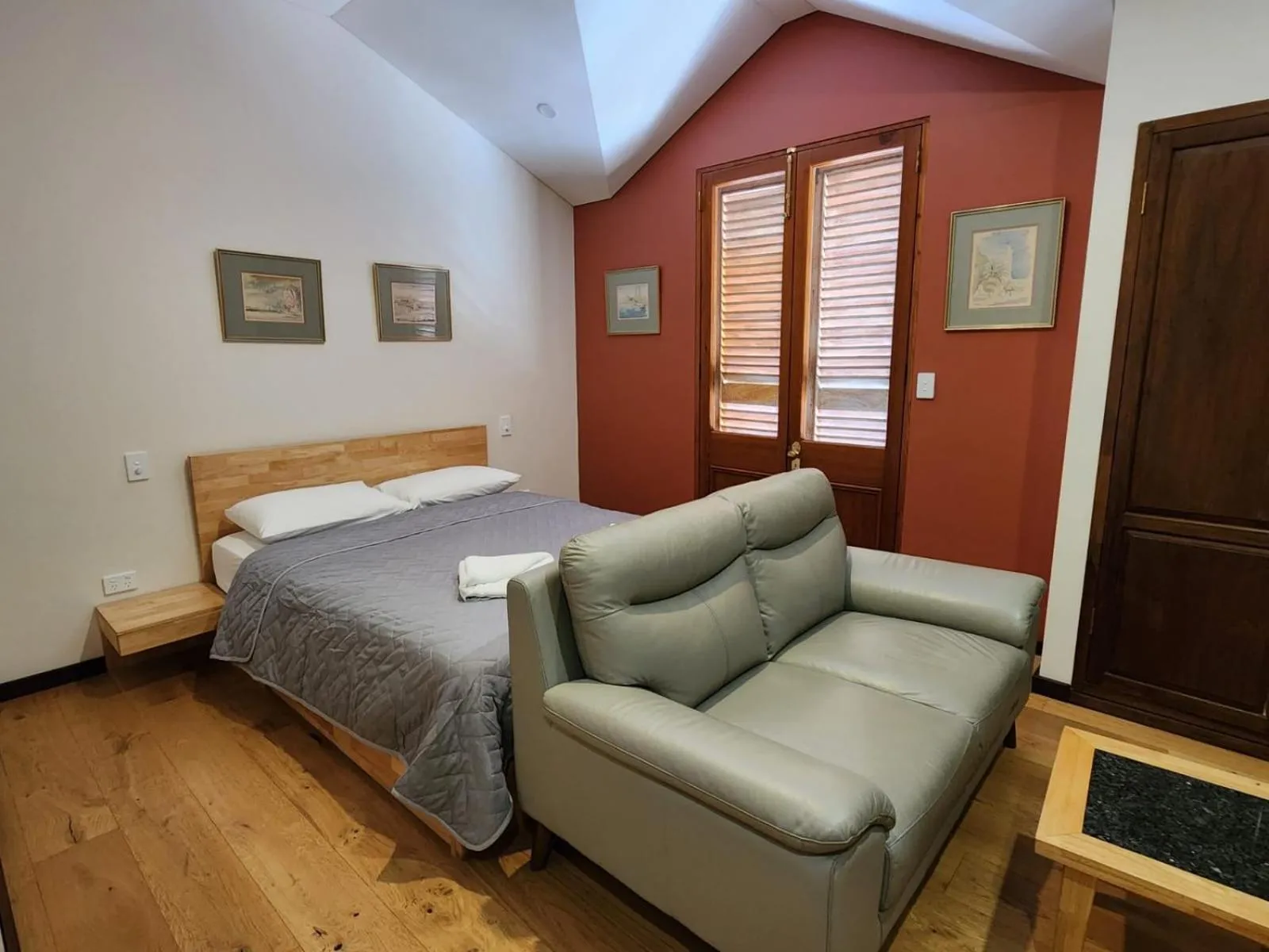 Seating area, Bed in RIALTO SUITES Fremantle