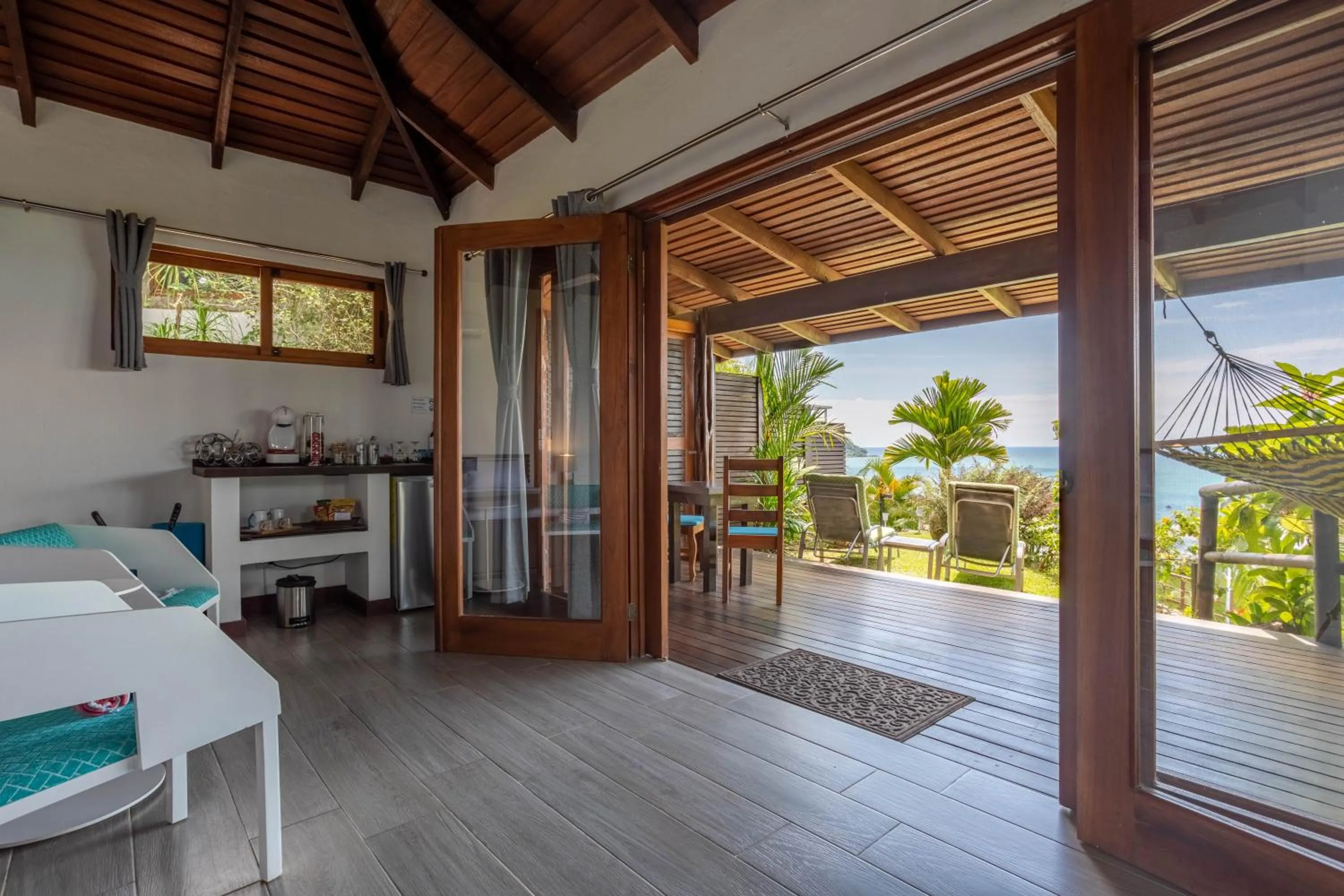 Patio in The Tranquilo Lodge, Adult Only, All meals included