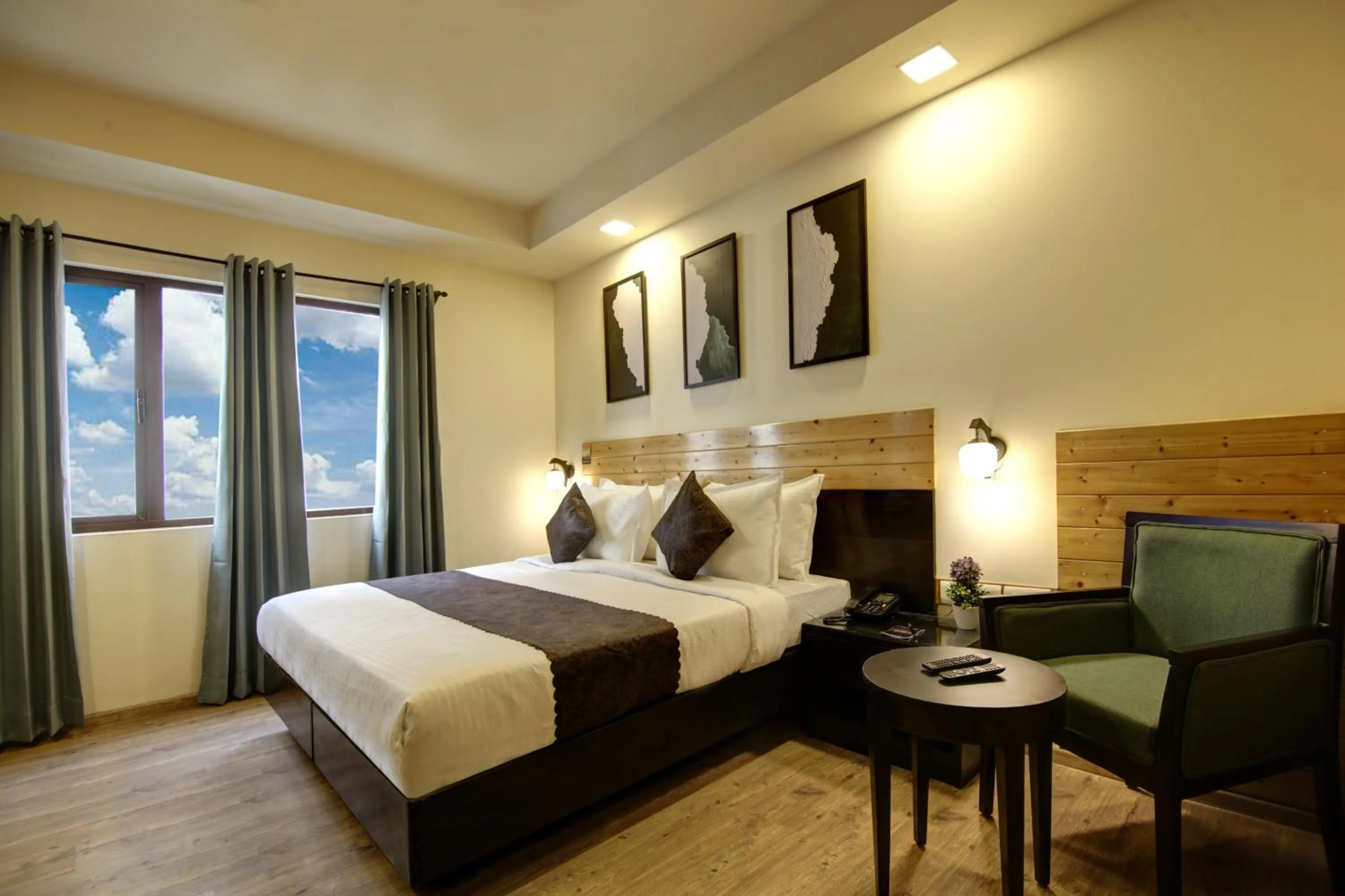 Bed in Saltstayz Thyme Sukhdev Vihar, New Delhi