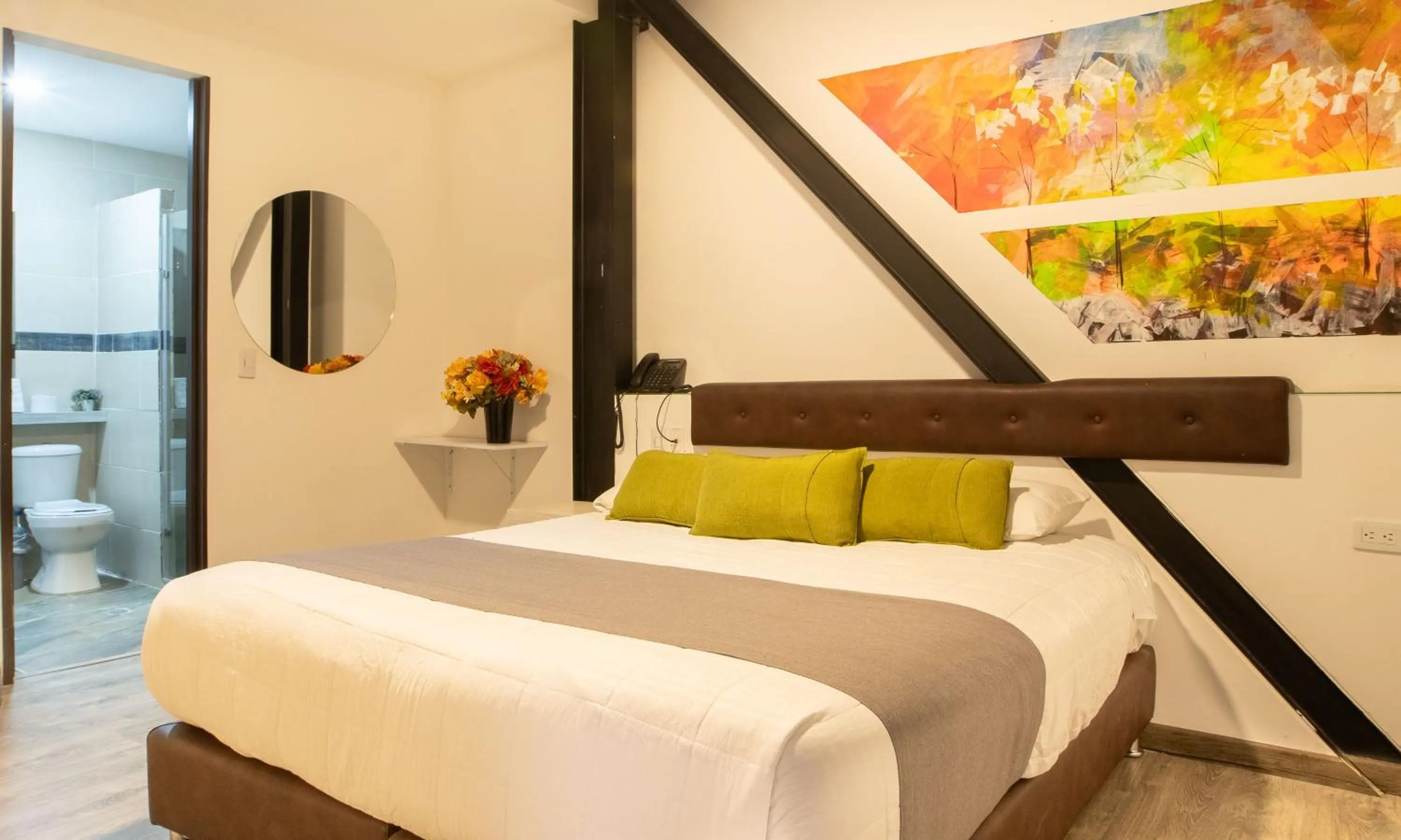 Bedroom, Bed in Hotel Wess