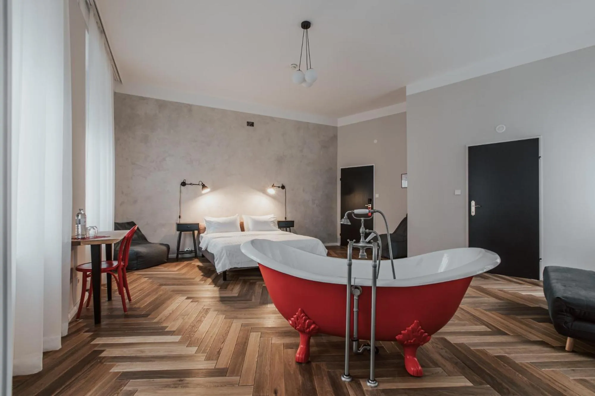 Bed in Hotel Babula am Augarten