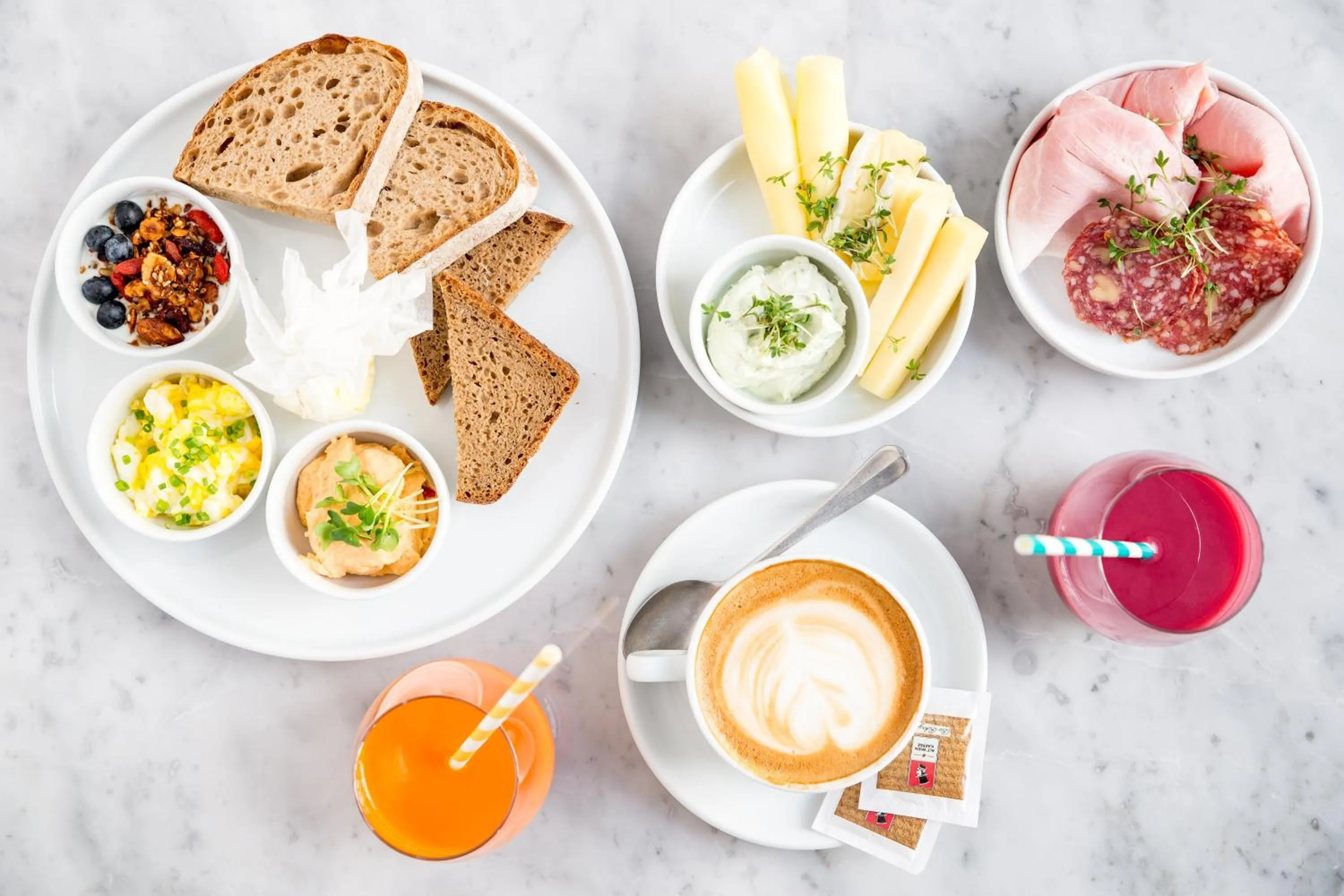 Food and drinks in Hotel Babula am Augarten