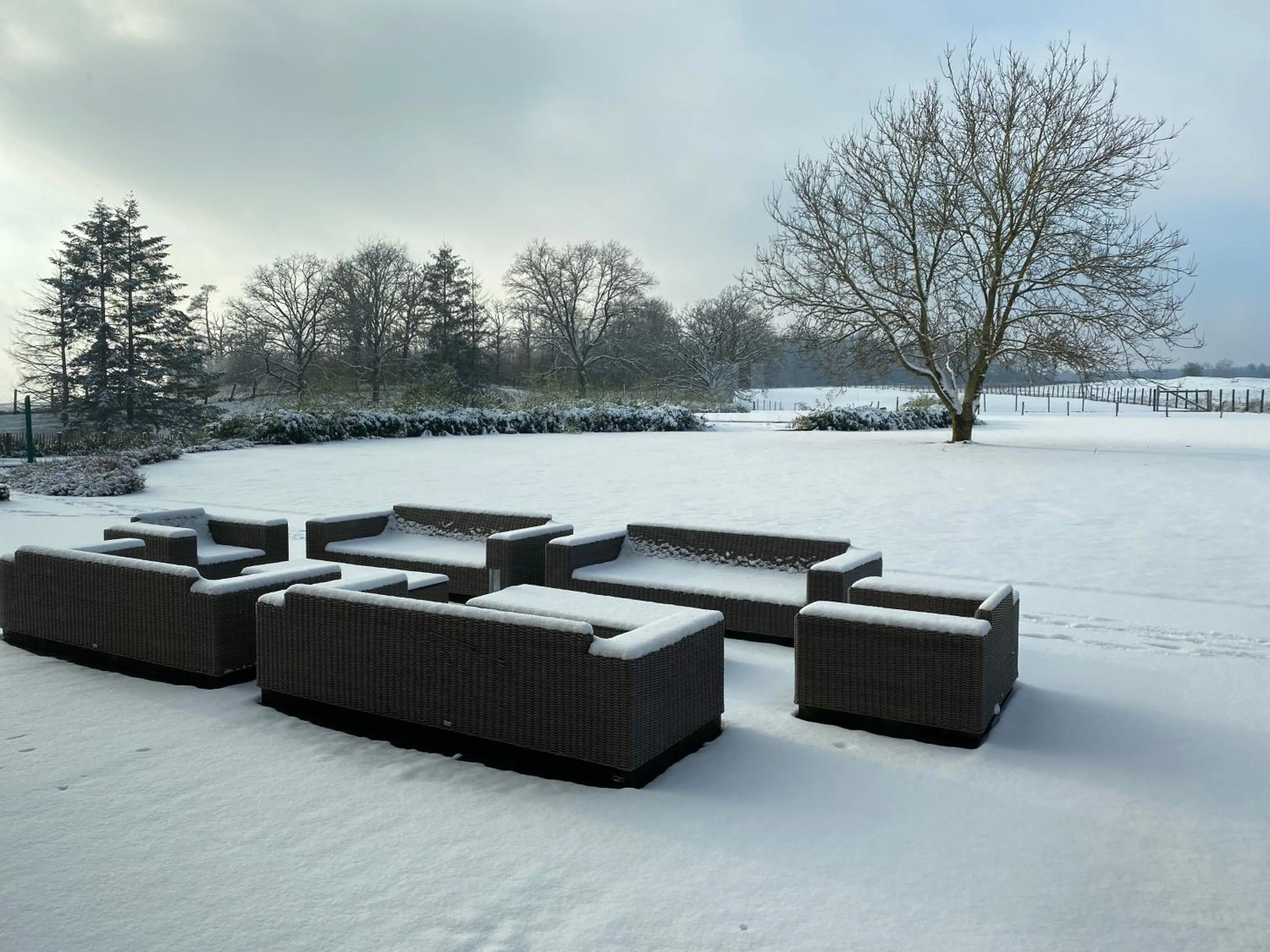 Patio in B&B Le Briquemont