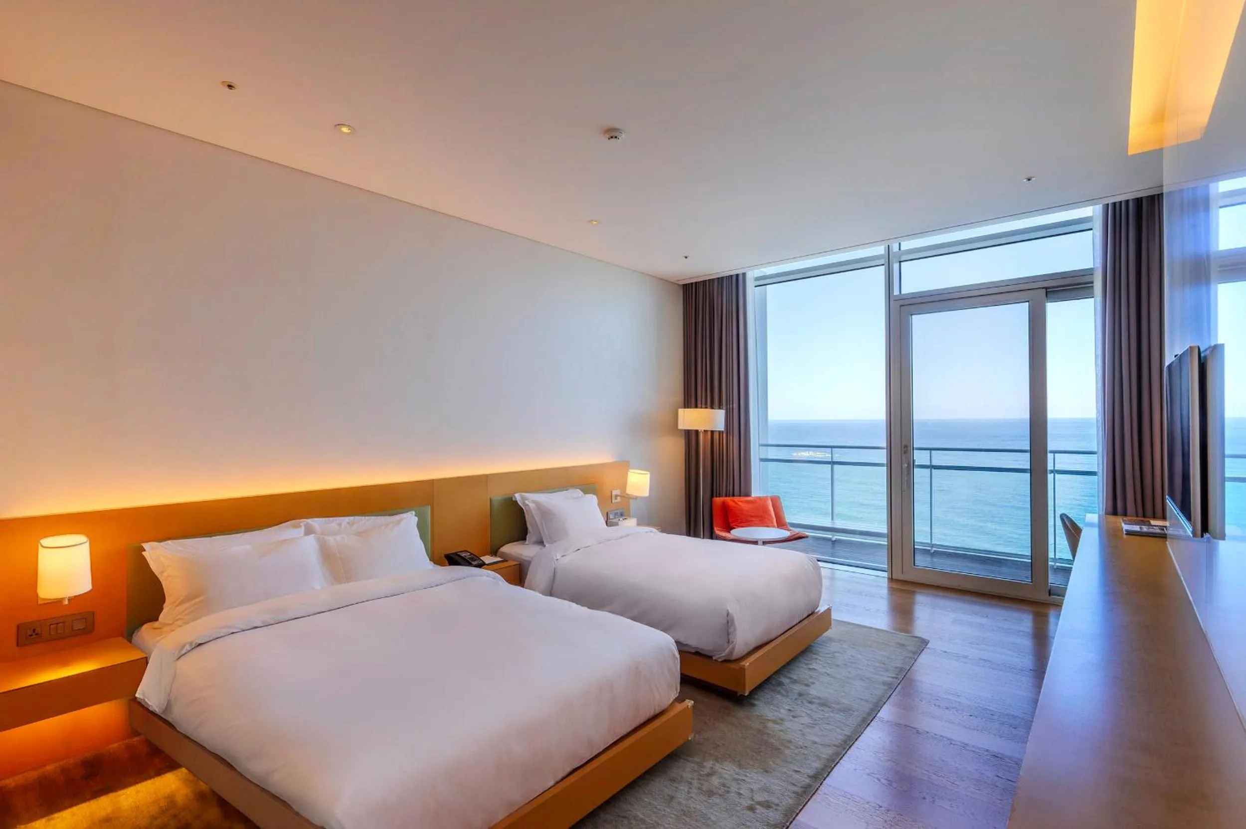 Bed in SEAMARQ HOTEL