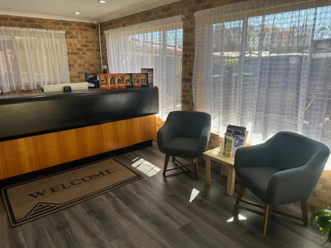 Lobby or reception in Clock Tower Motor Inn