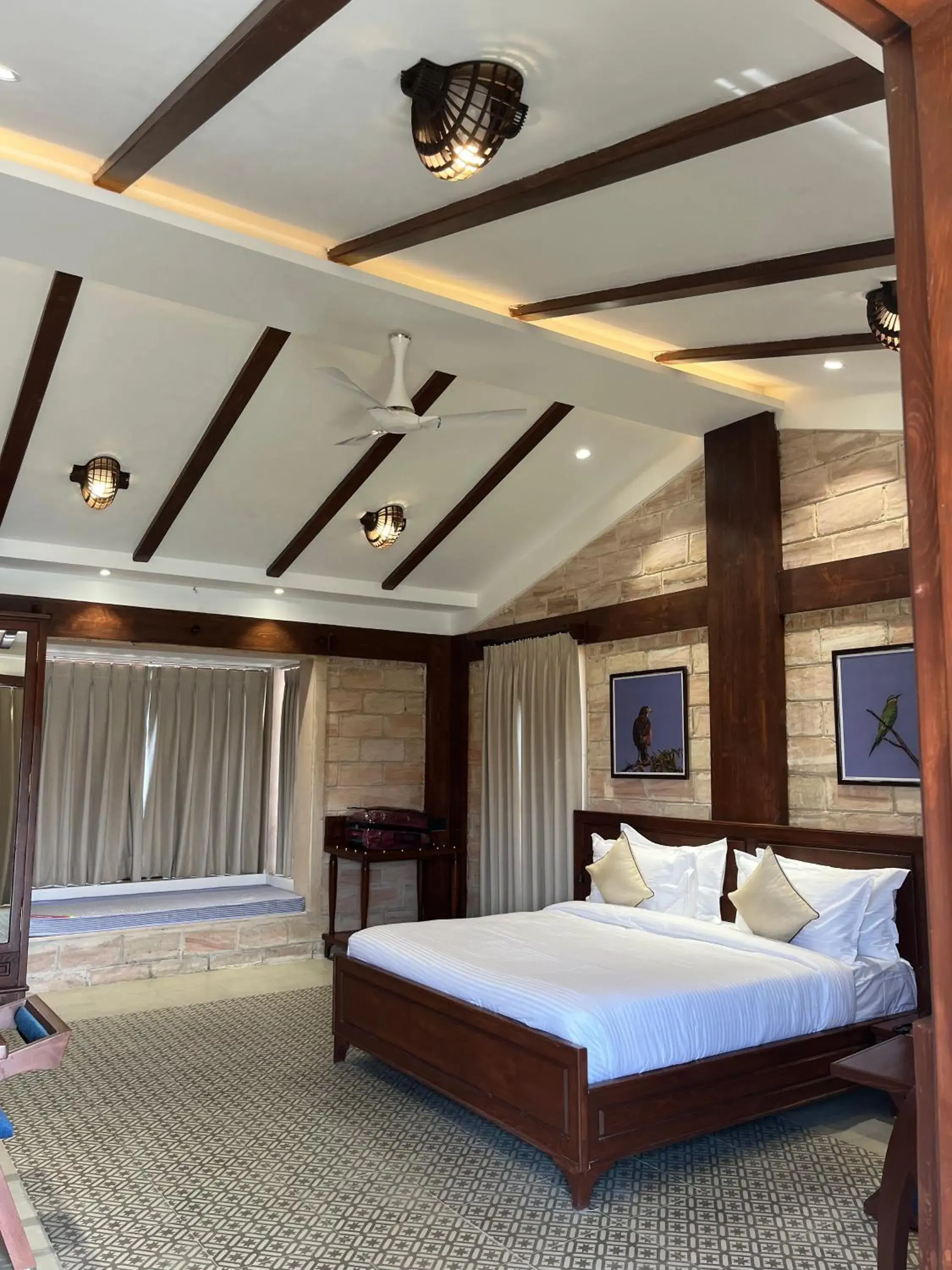 Bed in The Blackbuck Trails Velavadar Bed in The Blackbuck Trails Velavadar