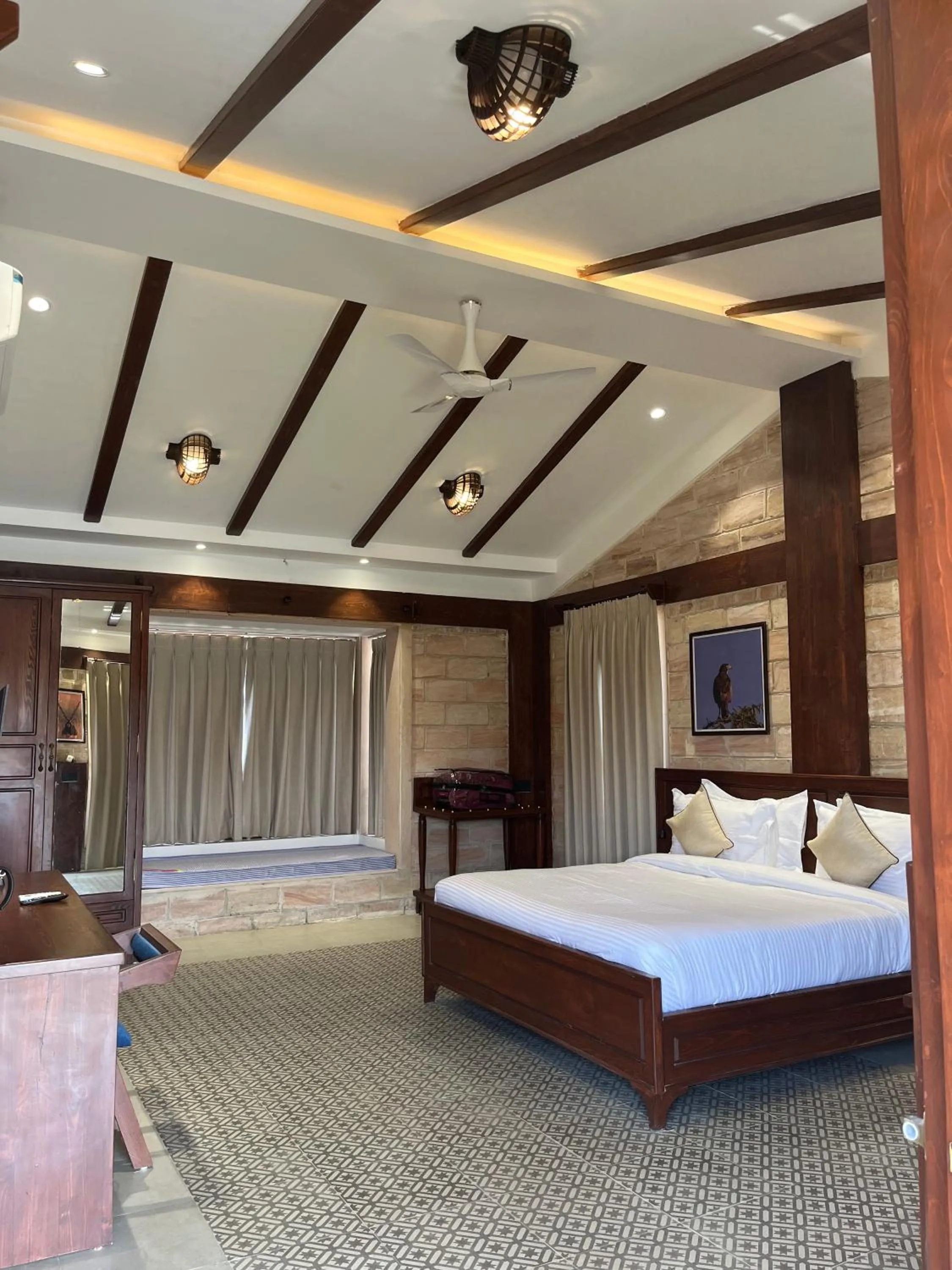 Bed in The Blackbuck Trails Velavadar