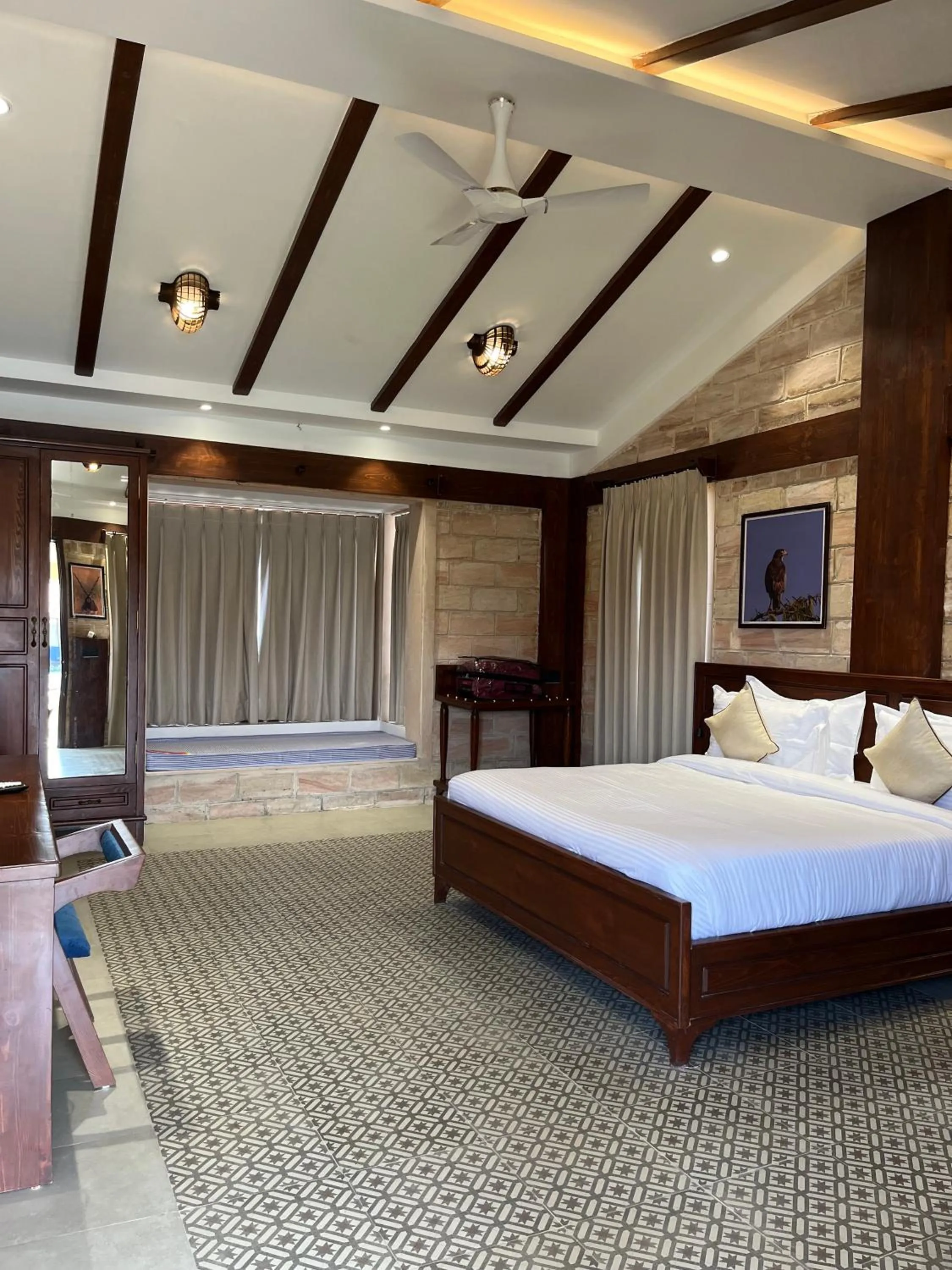 Bed in The Blackbuck Trails Velavadar