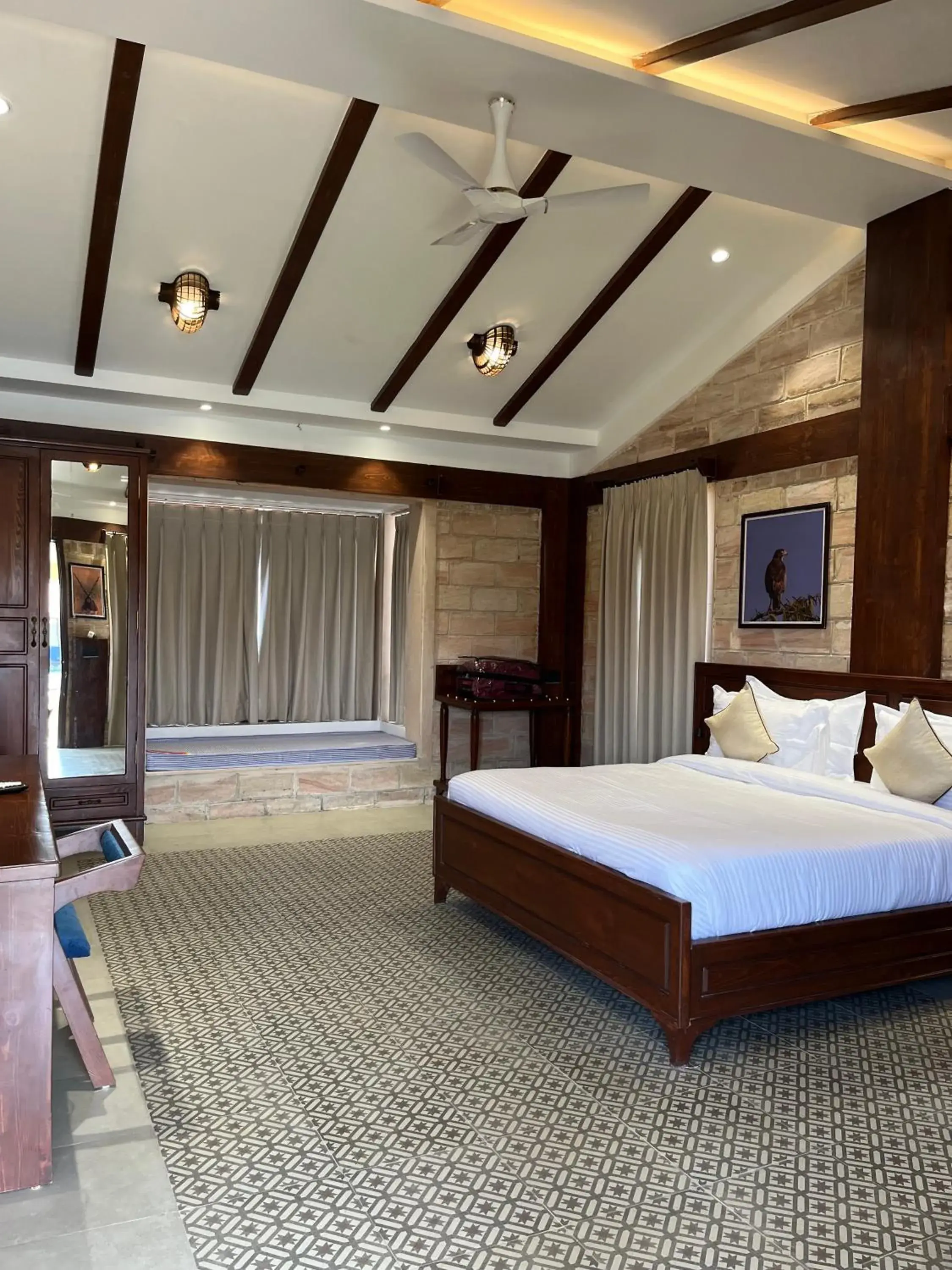 Bed in The Blackbuck Trails Velavadar Bed in The Blackbuck Trails Velavadar