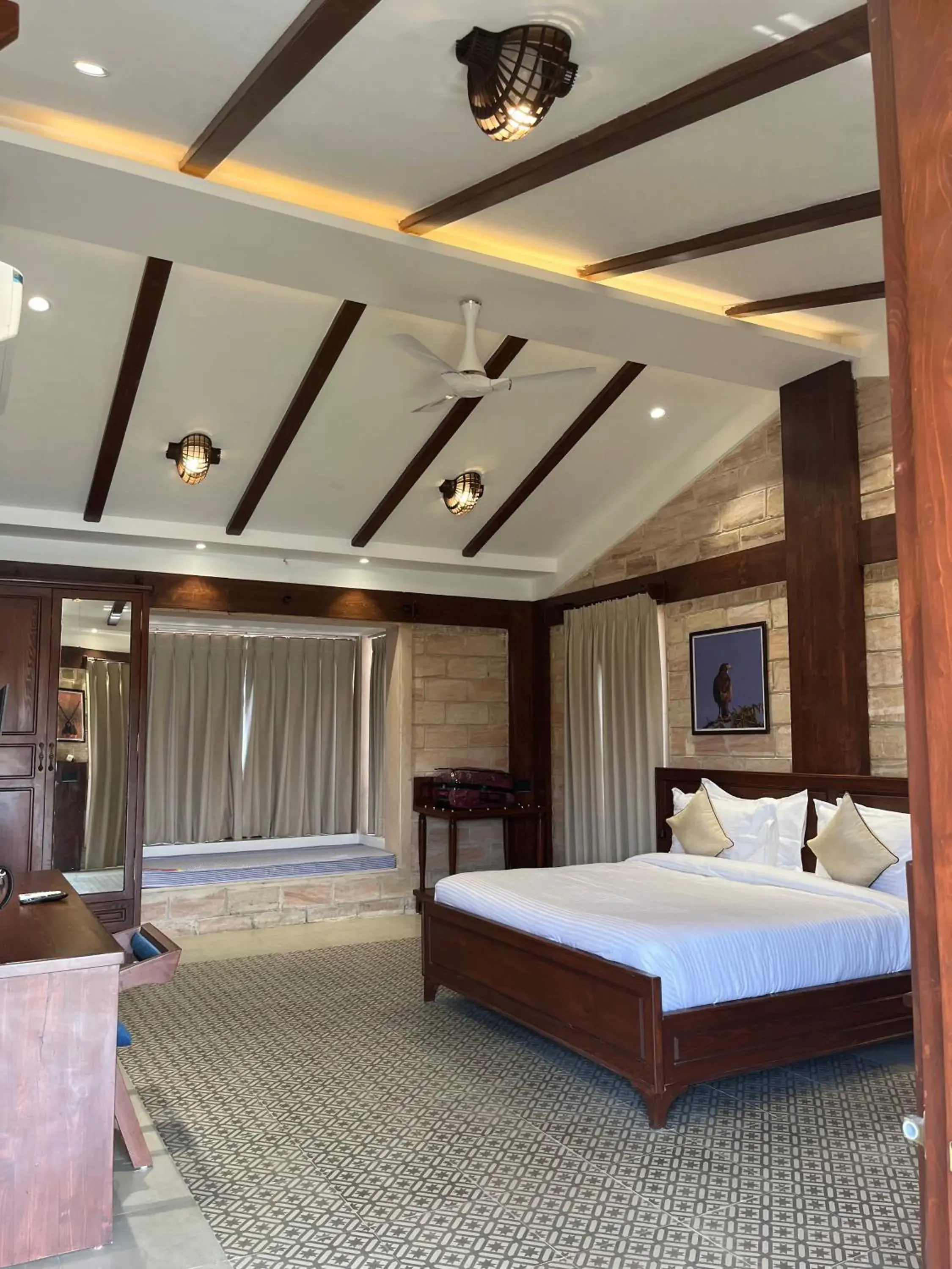 Bed in The Blackbuck Trails Velavadar Bed in The Blackbuck Trails Velavadar