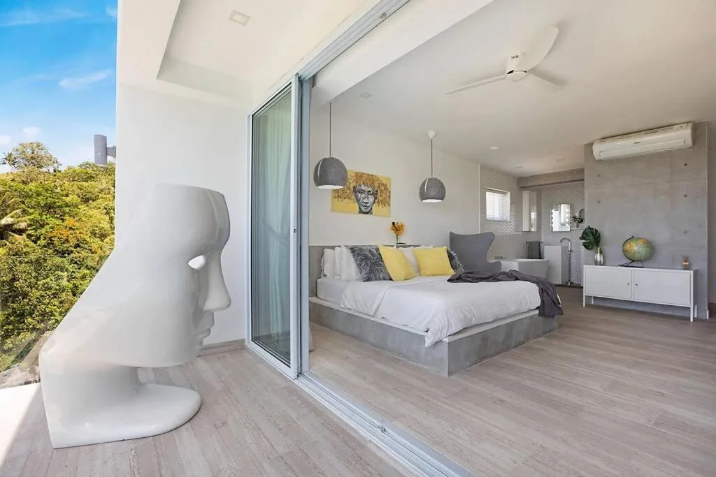 Bed in Stylish Sea View Villa, 5 Bedrooms KBR13