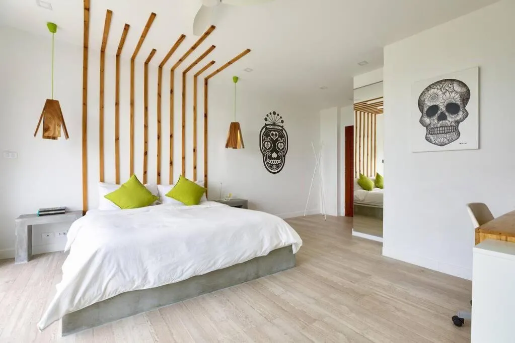 Bed in Stylish Sea View Villa, 5 Bedrooms KBR13