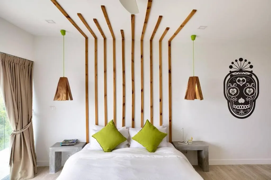 Bed in Stylish Sea View Villa, 5 Bedrooms KBR13
