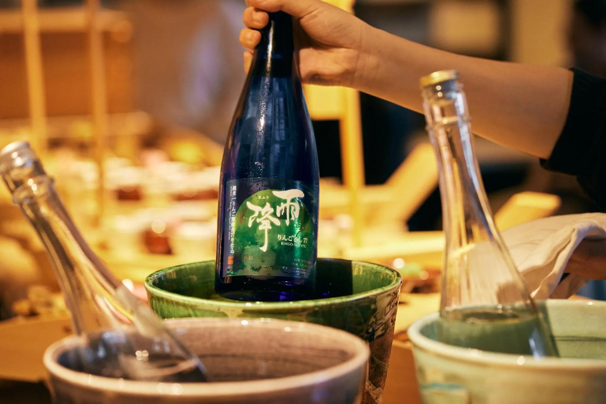 Lounge or bar in SAKE Bar Hotel Asakusa