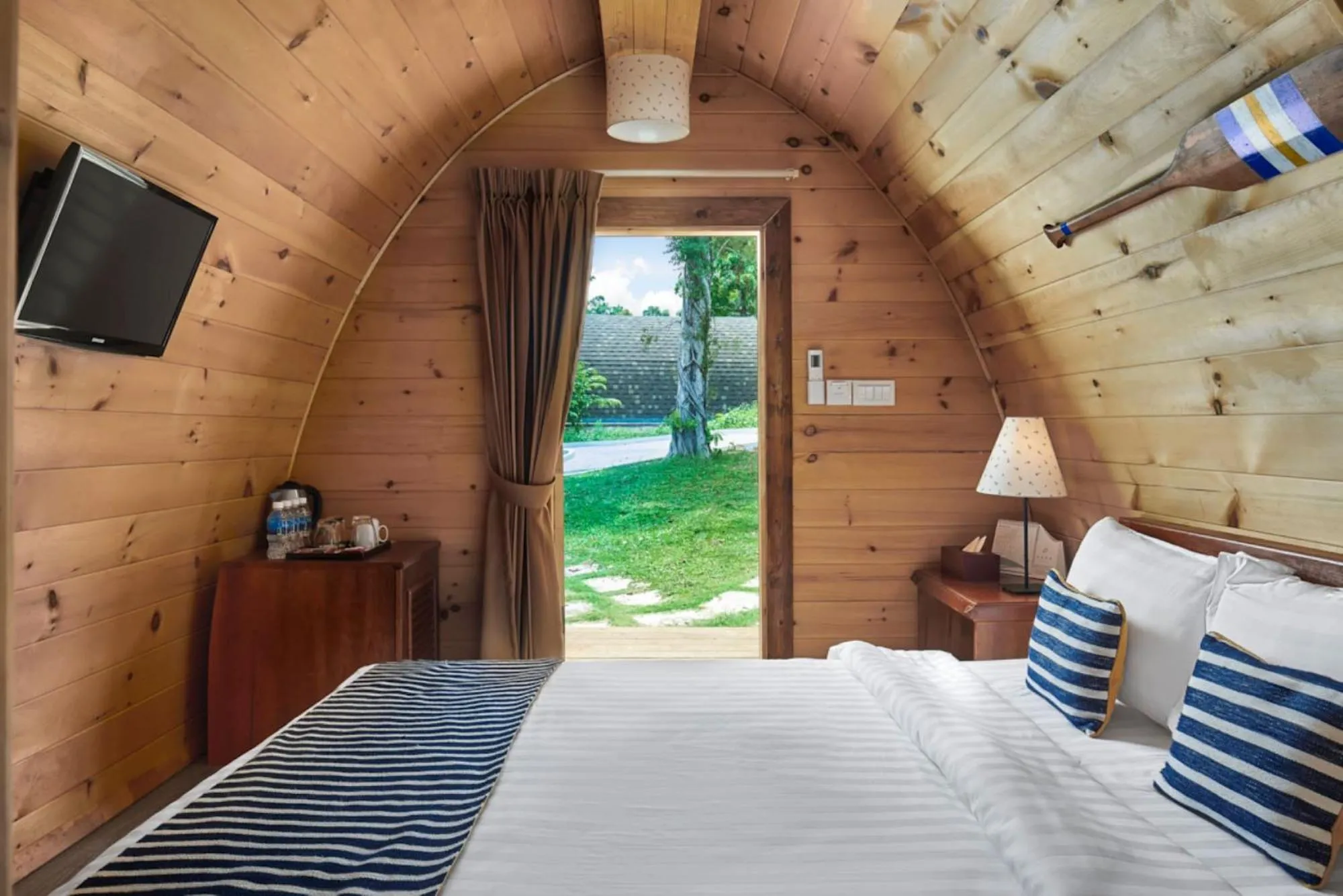 Bed in Pod Village by Independence Hotels