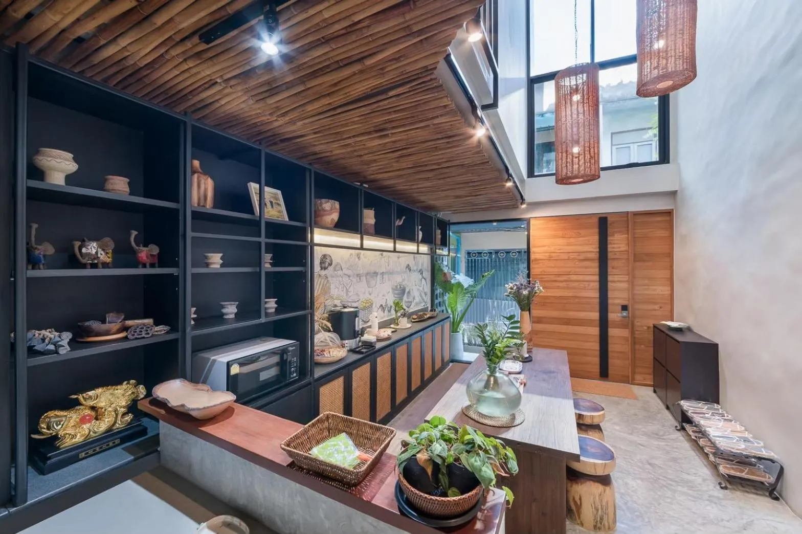 Lobby or reception in Siam Shelter Bangkok