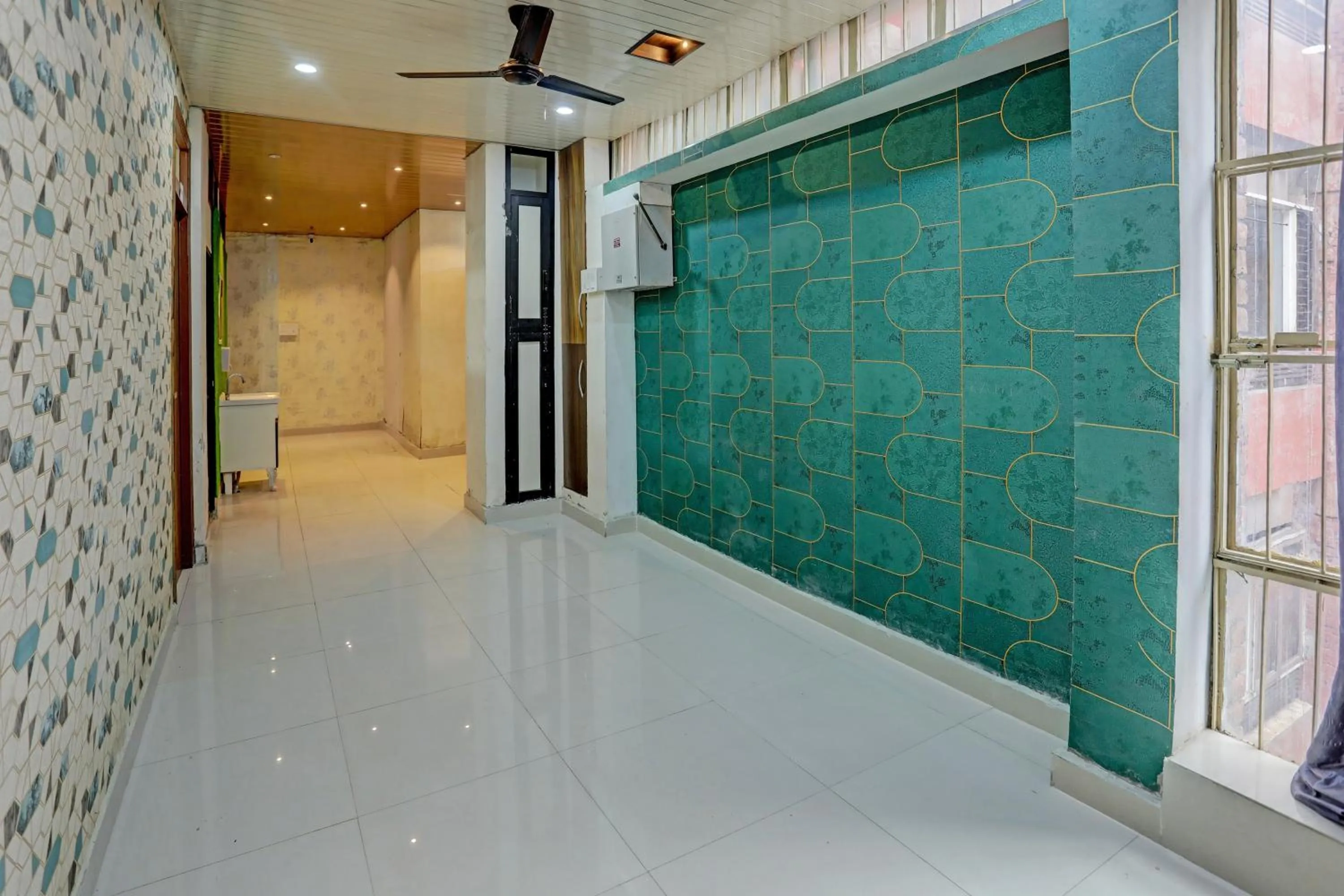Lobby or reception in Hotel O Krishna Guest House & PG