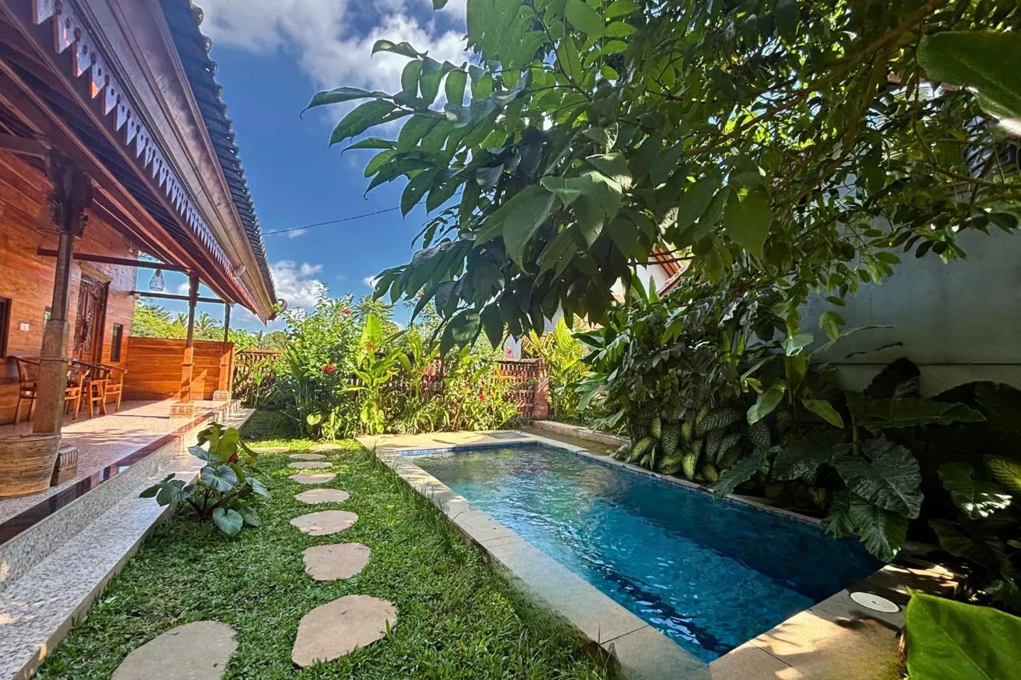 Pool view in Buruan Sari Villas by AGATA Pool view in Buruan Sari Villas by AGATA