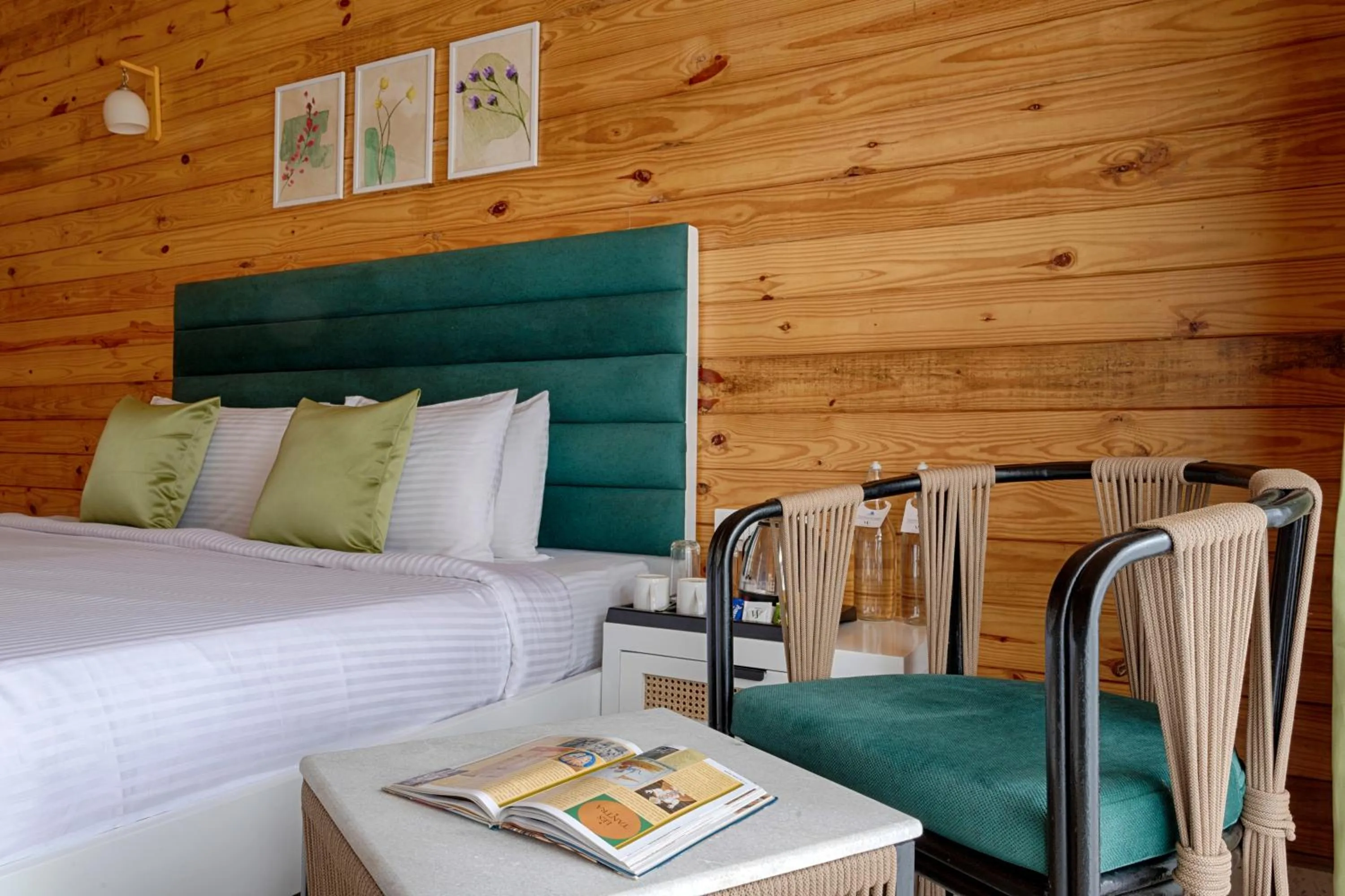 Seating area, Bed in Aralea Beach Resort By Stone Wood Premier