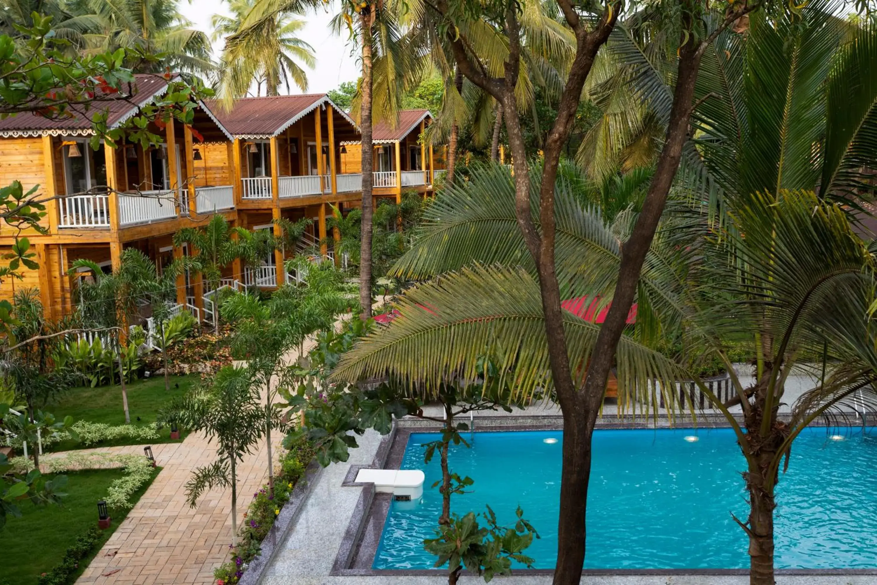 Pool view in Aralea Beach Resort By Stone Wood Premier Pool view in Aralea Beach Resort By Stone Wood Premier