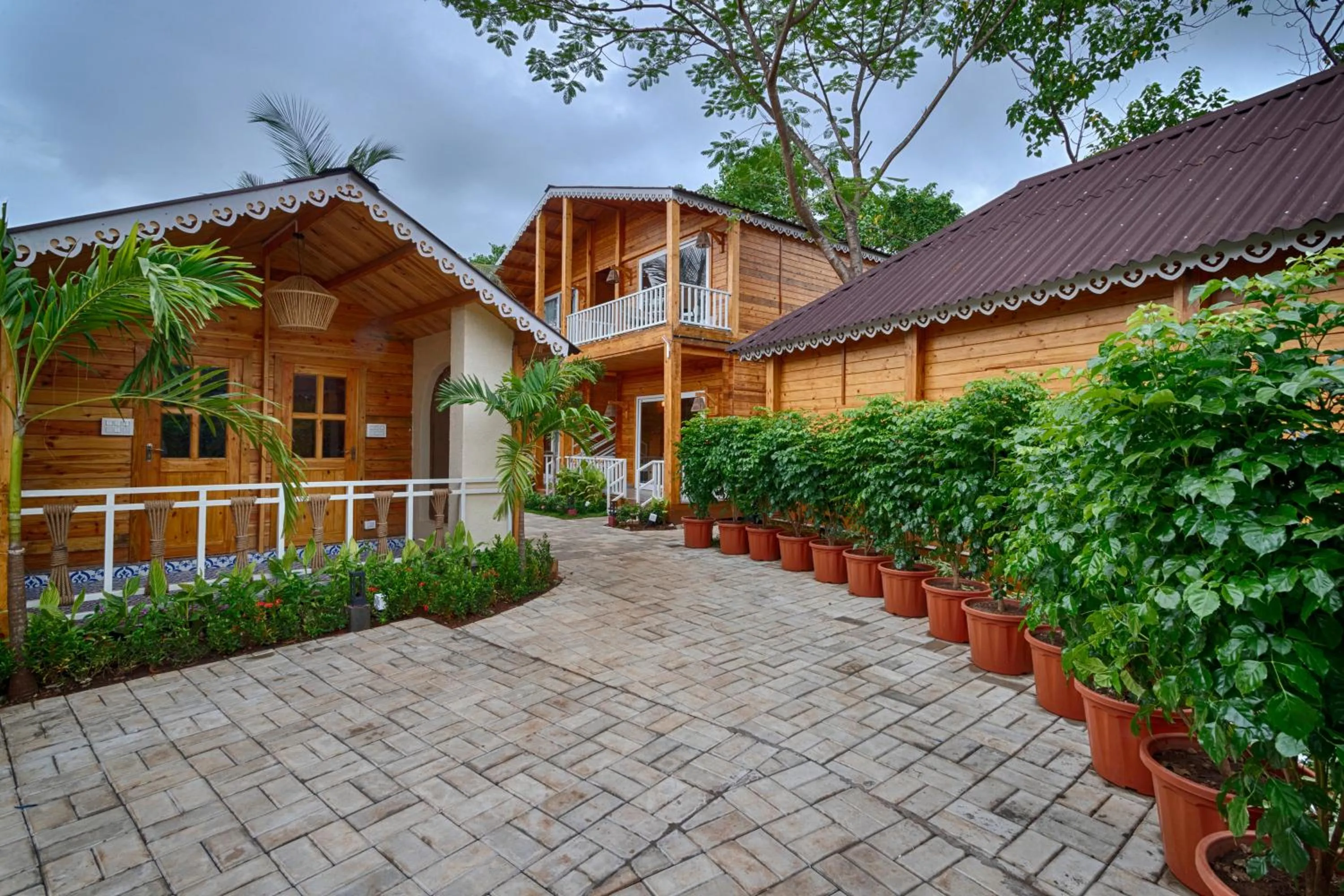 Facade/entrance in Aralea Beach Resort By Stone Wood Premier