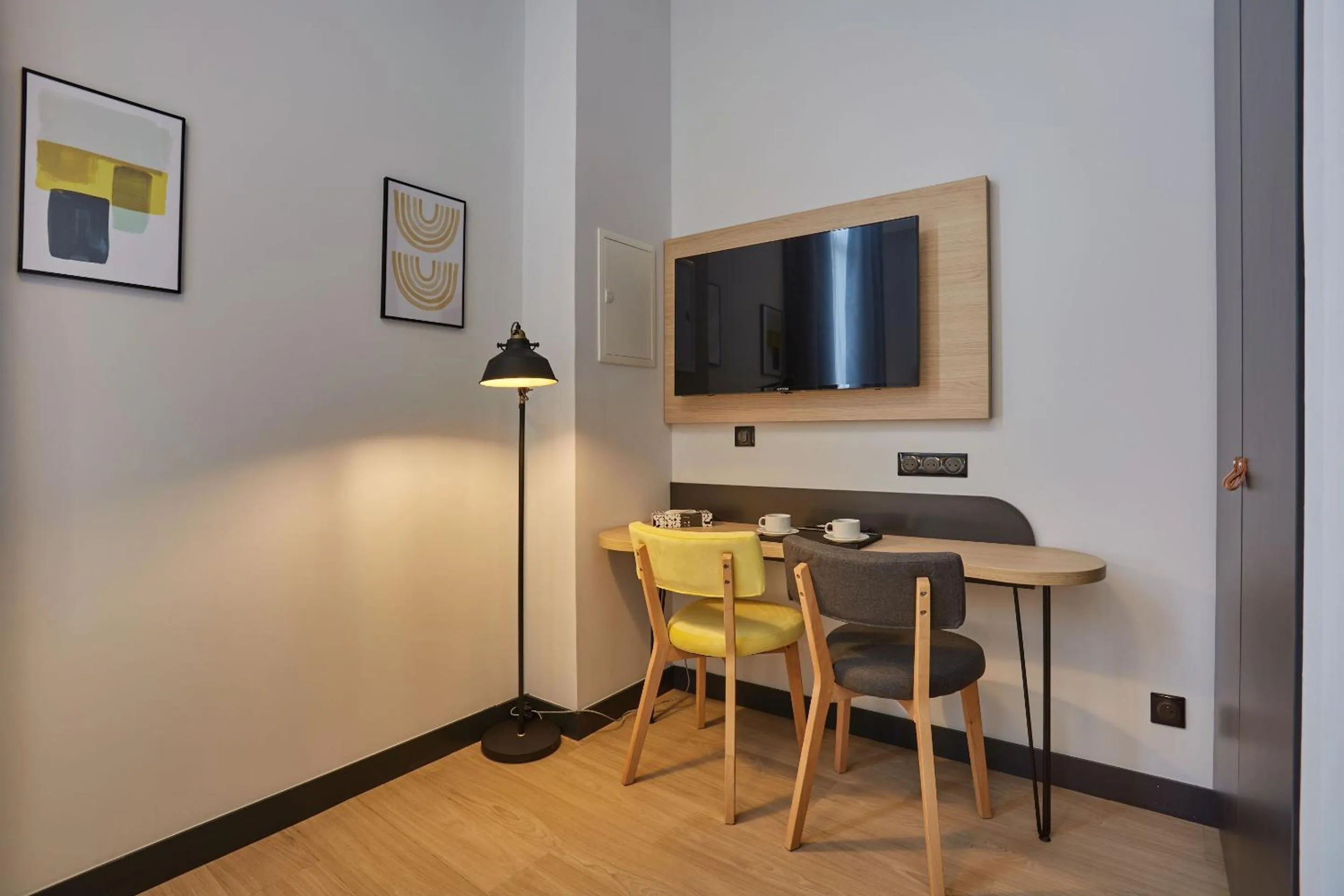Seating area in Appart'hôtel Odalys City - Nîmes Arènes - Palais des Congrès