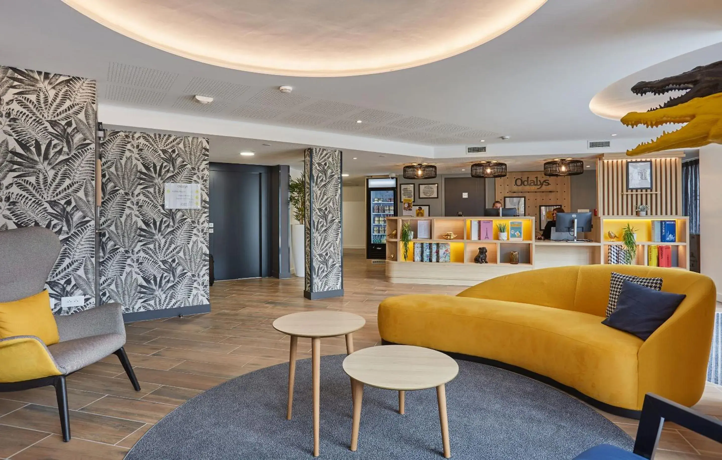 Lobby or reception in Appart'hôtel Odalys City - Nîmes Arènes - Palais des Congrès Lobby or reception in Appart'hôtel Odalys City - Nîmes Arènes - Palais des Congrès