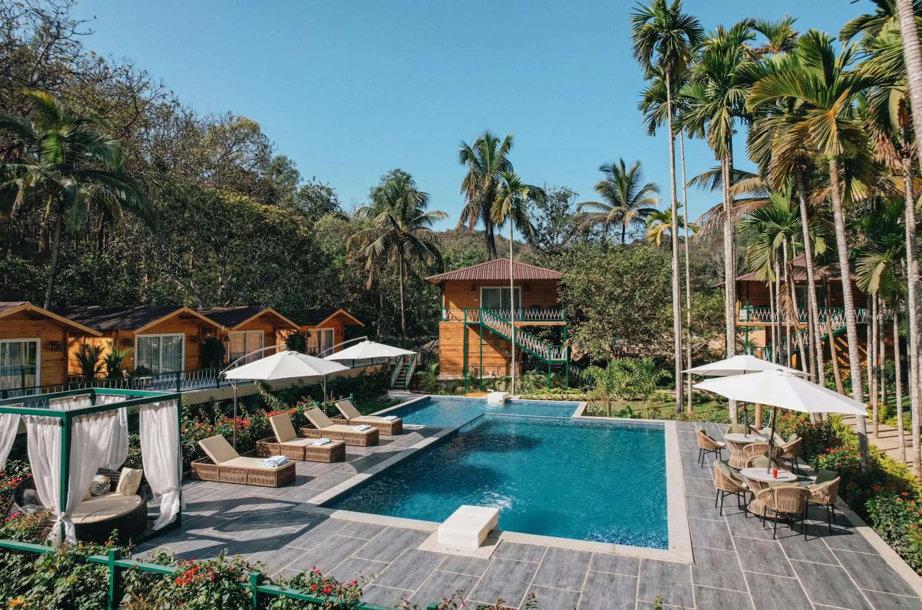 Swimming pool in Stone Wood Premier Dandeli Swimming pool in Stone Wood Premier Dandeli